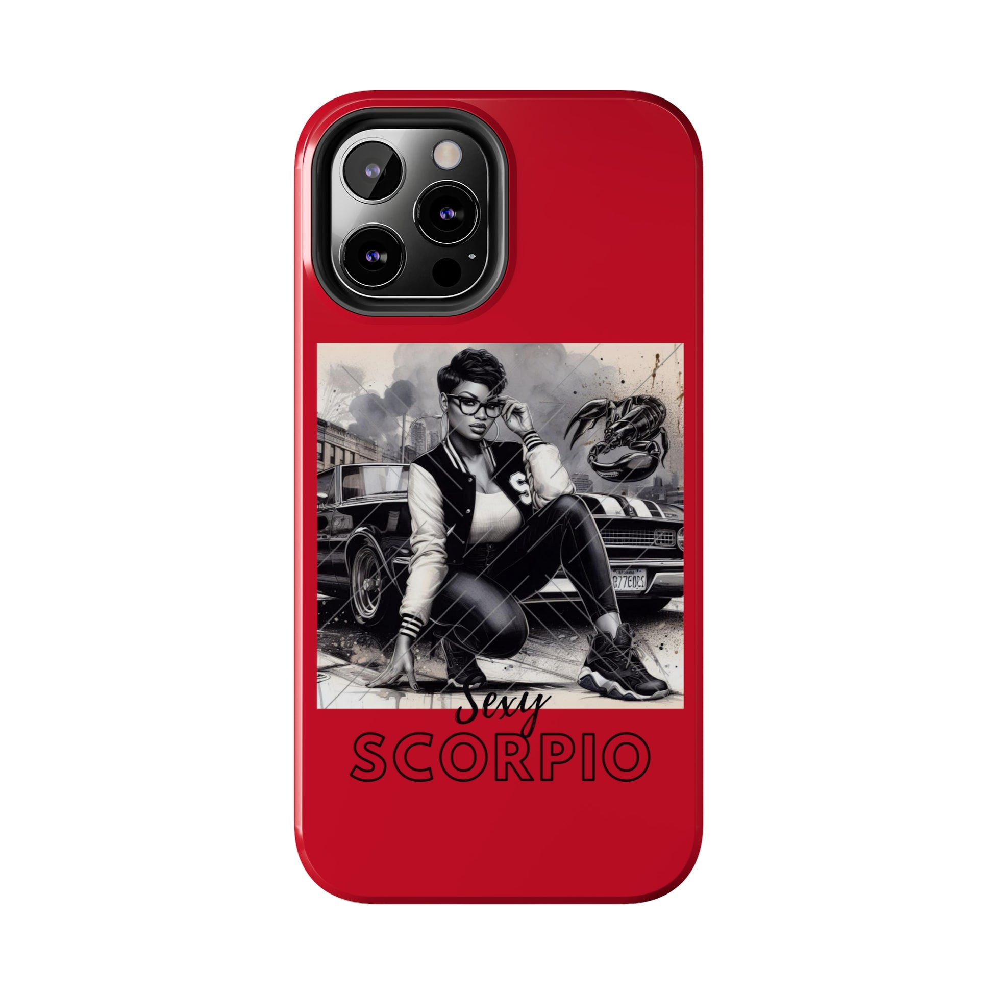 Scorpio Red Tough Phone Cases - Phone Case