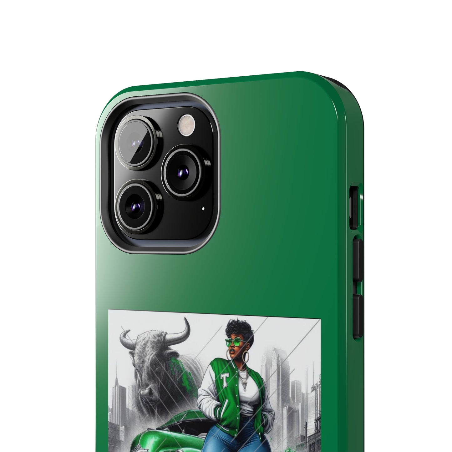 Taurus Green Tough Phone Cases - Phone Case