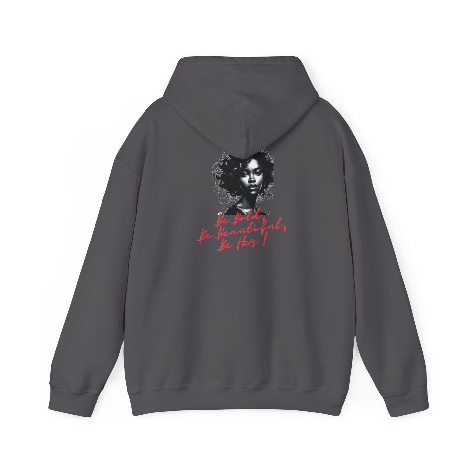 Bold Beautiful Her Hoodie Red - Hoodie