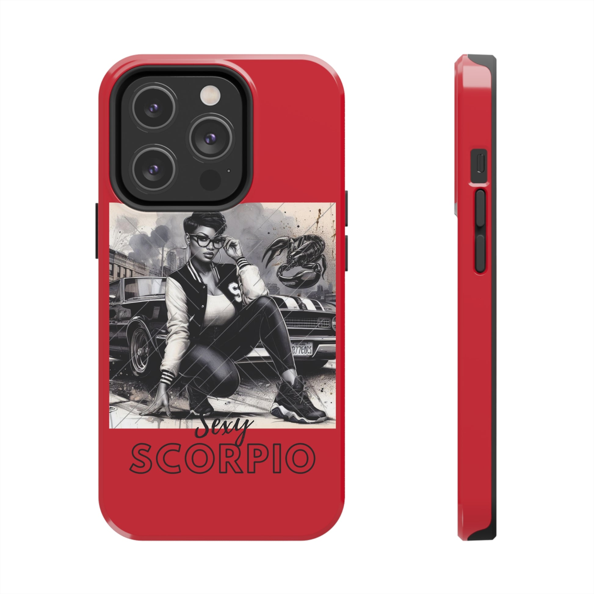 Scorpio Red Tough Phone Cases - Phone Case