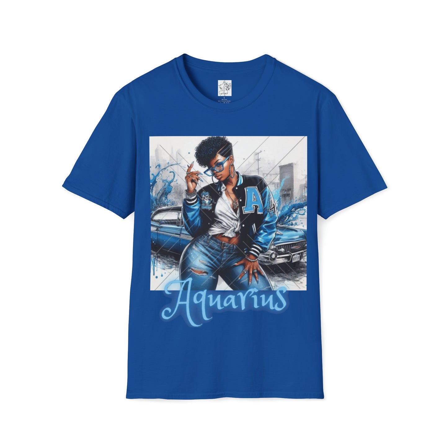 Aquarius Tee - Royal / S - T-Shirt