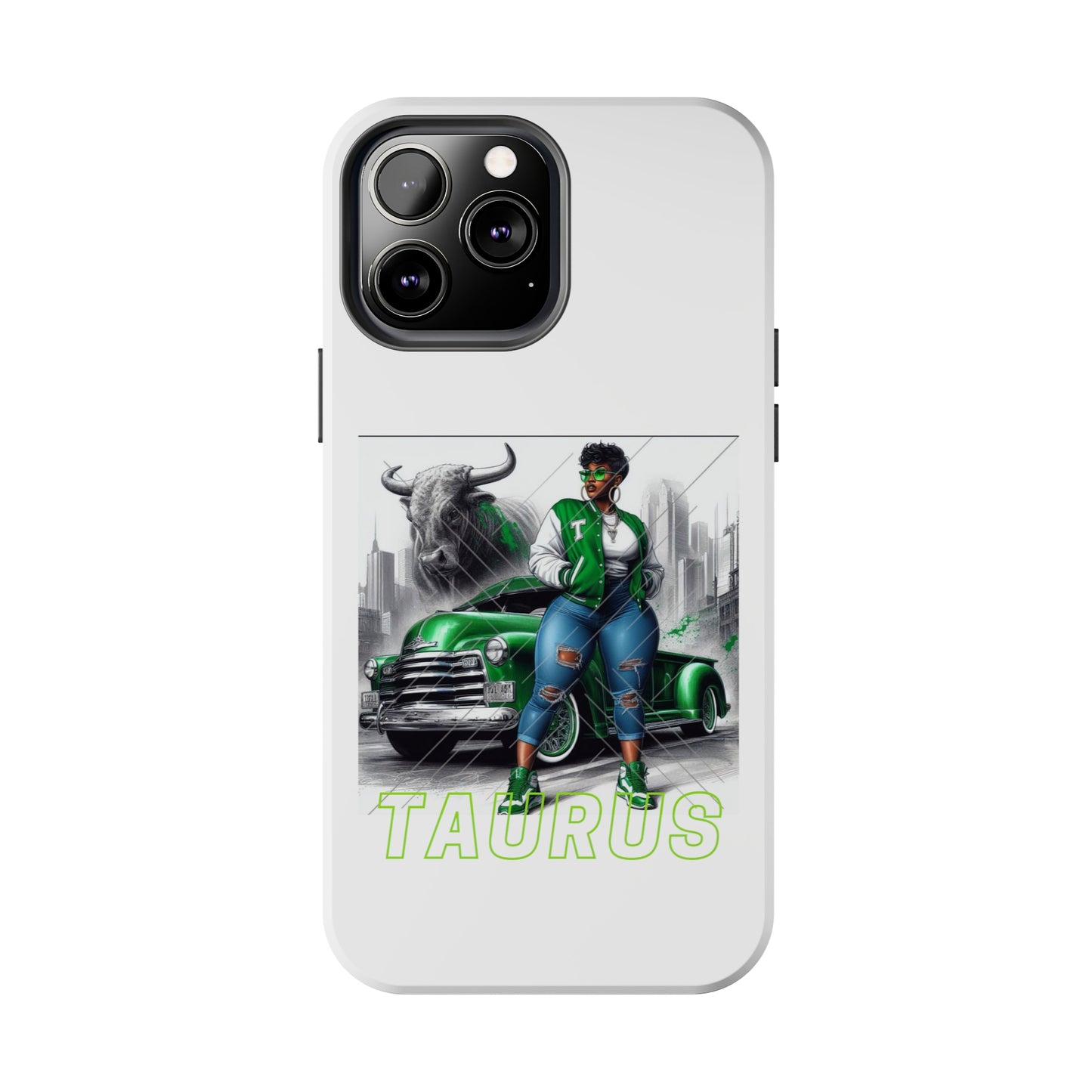 Taurus White Tough Phone Cases - Phone Case