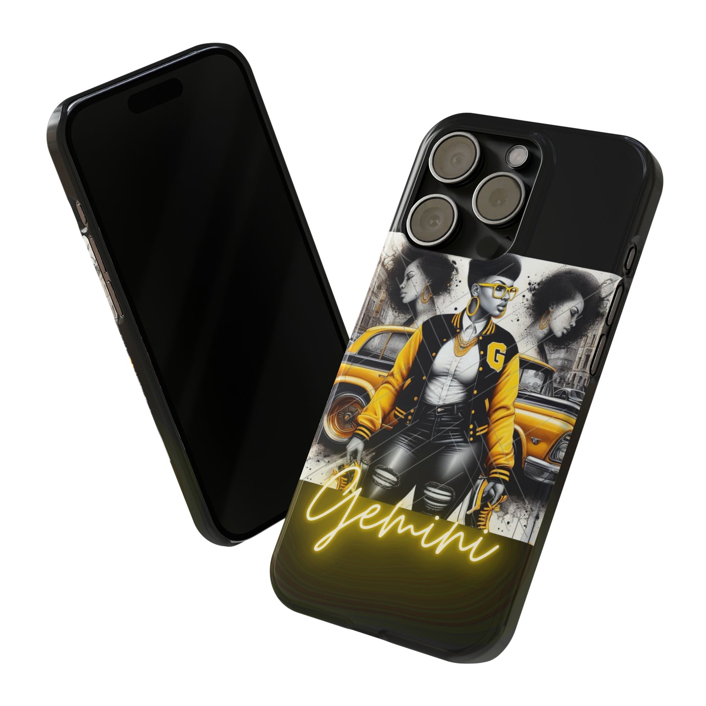 Gemini blk Phone Cases - Phone Case