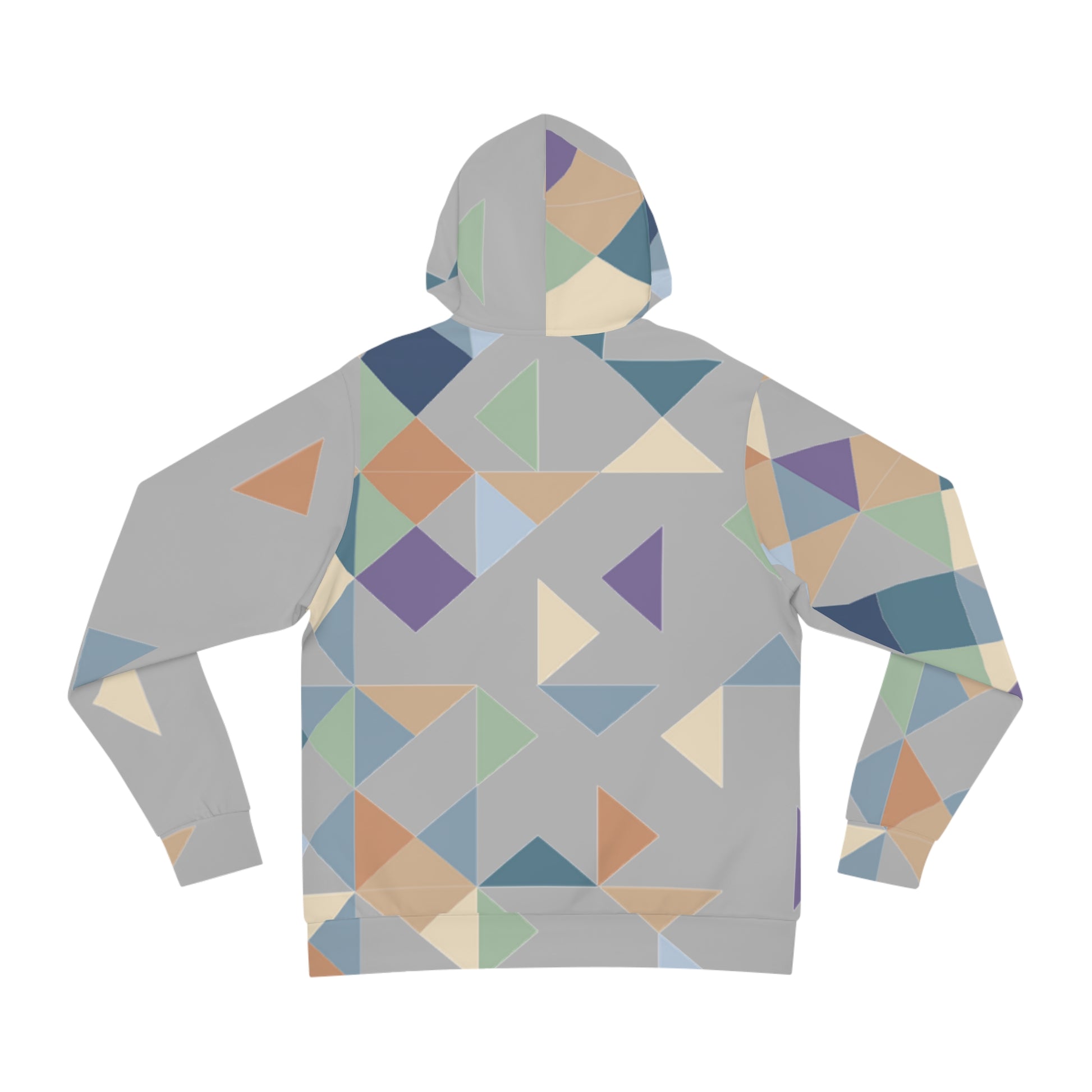 Grey Geo Purple Unisex Pullover Hoodie - All Over Prints