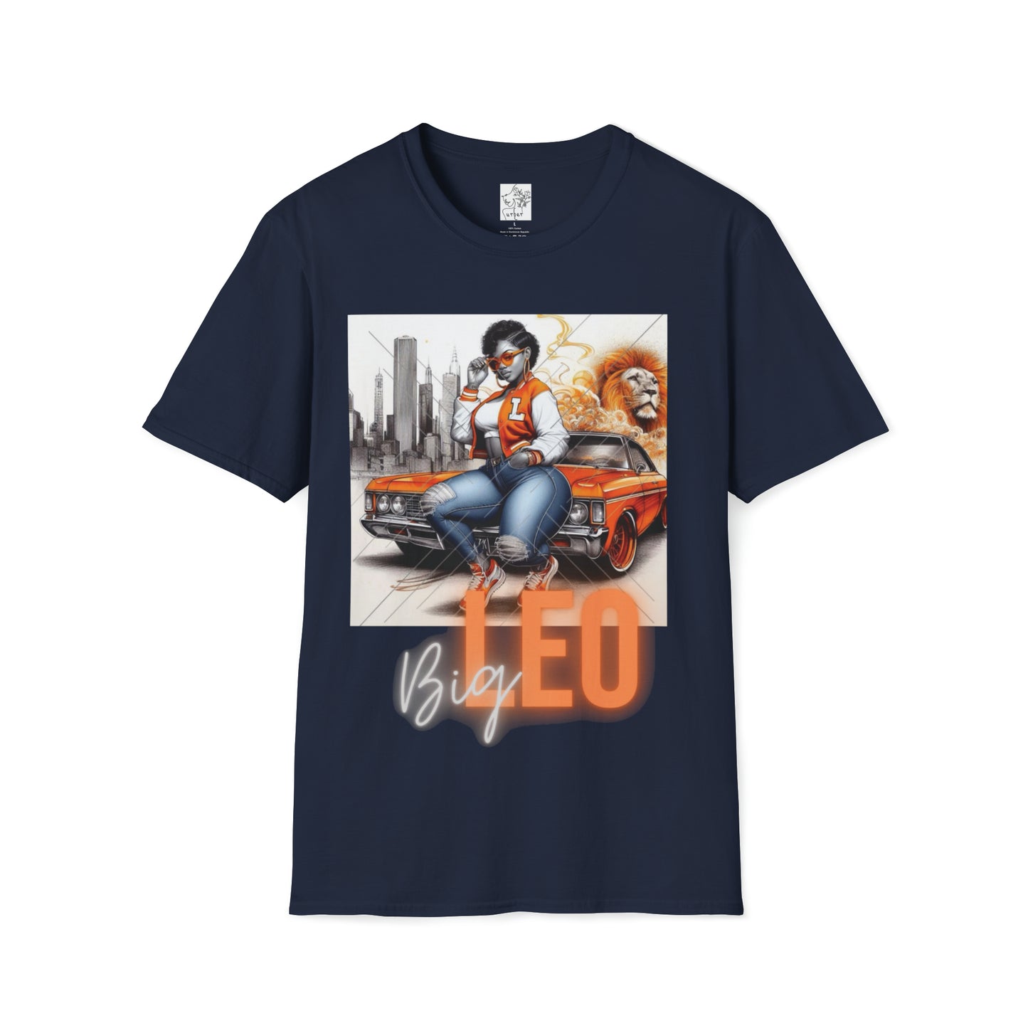 Leo Unisex Tee - Navy / S - T-Shirt