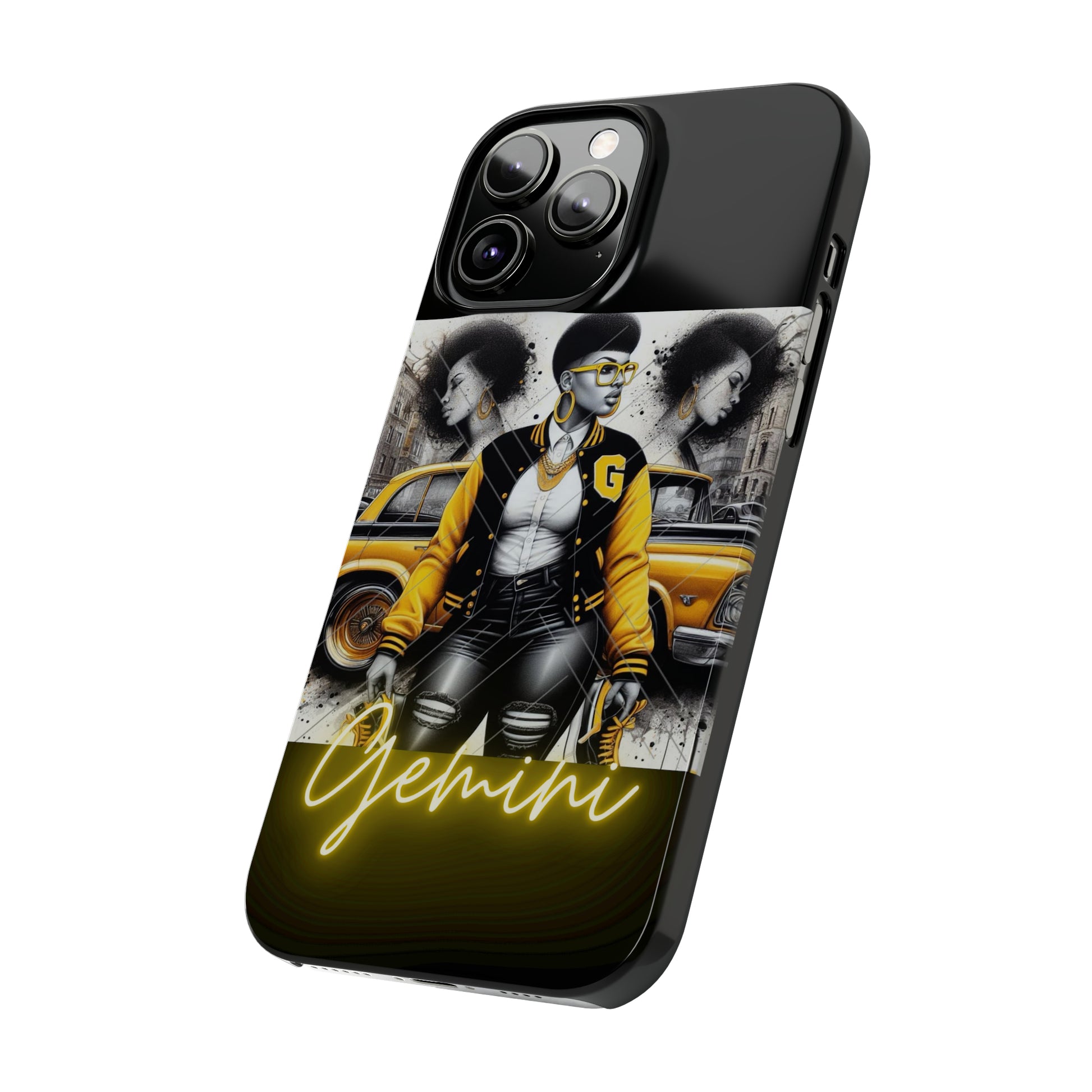 Gemini blk Phone Cases - Phone Case