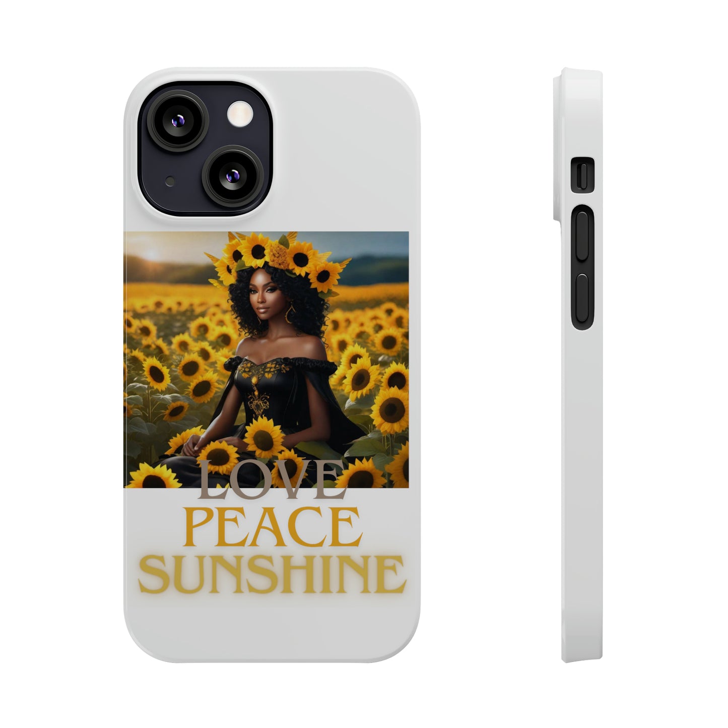 Sunshine Slim white Phone Cases - iPhone 13 Mini - Phone Case