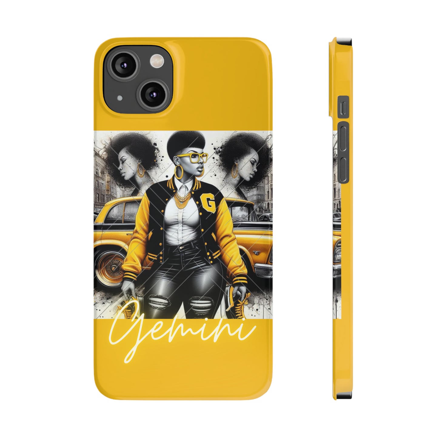 Gemini Gold Phone Cases - iPhone 14 Plus - Phone Case