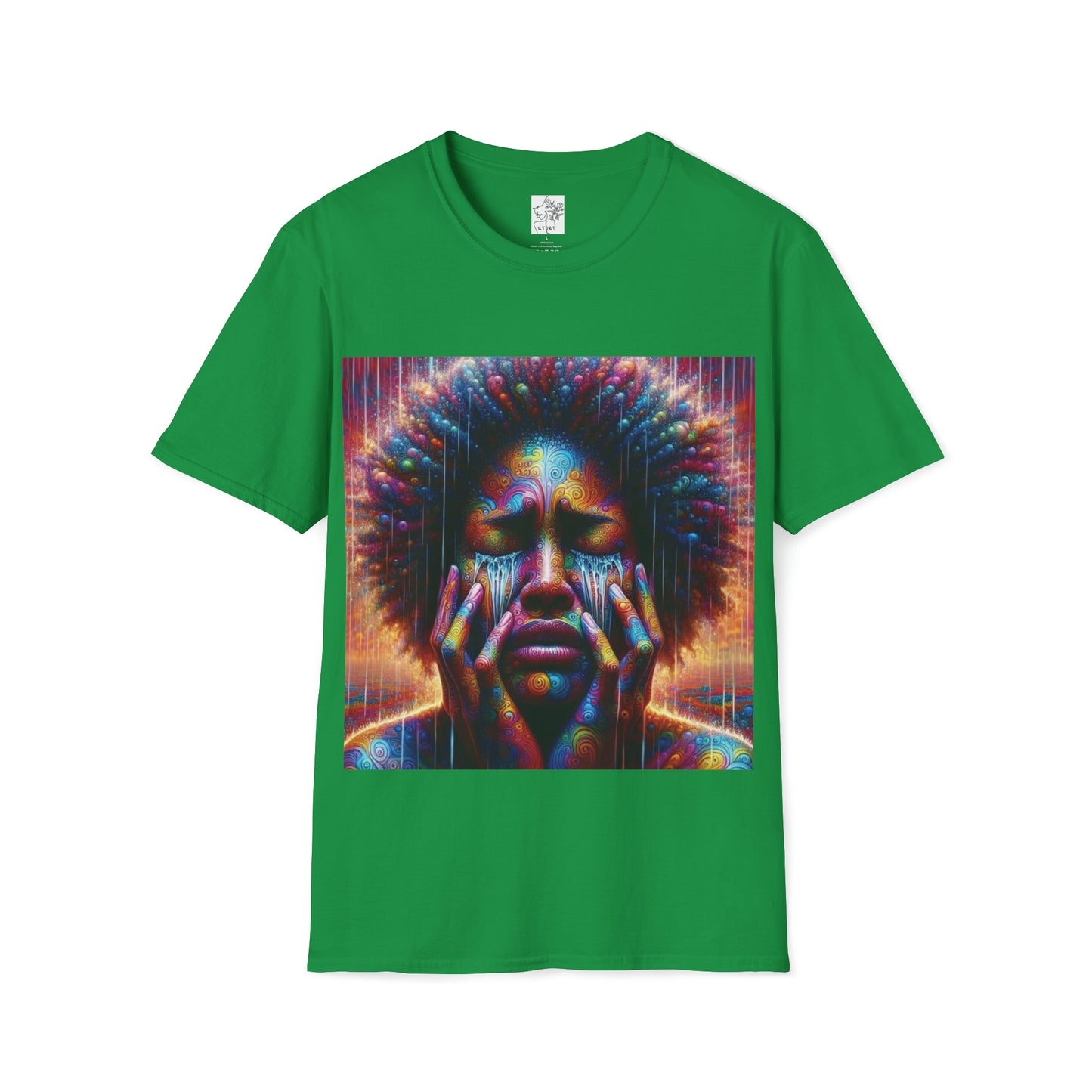 Colorful tears Tee - Irish Green / S - T-Shirt