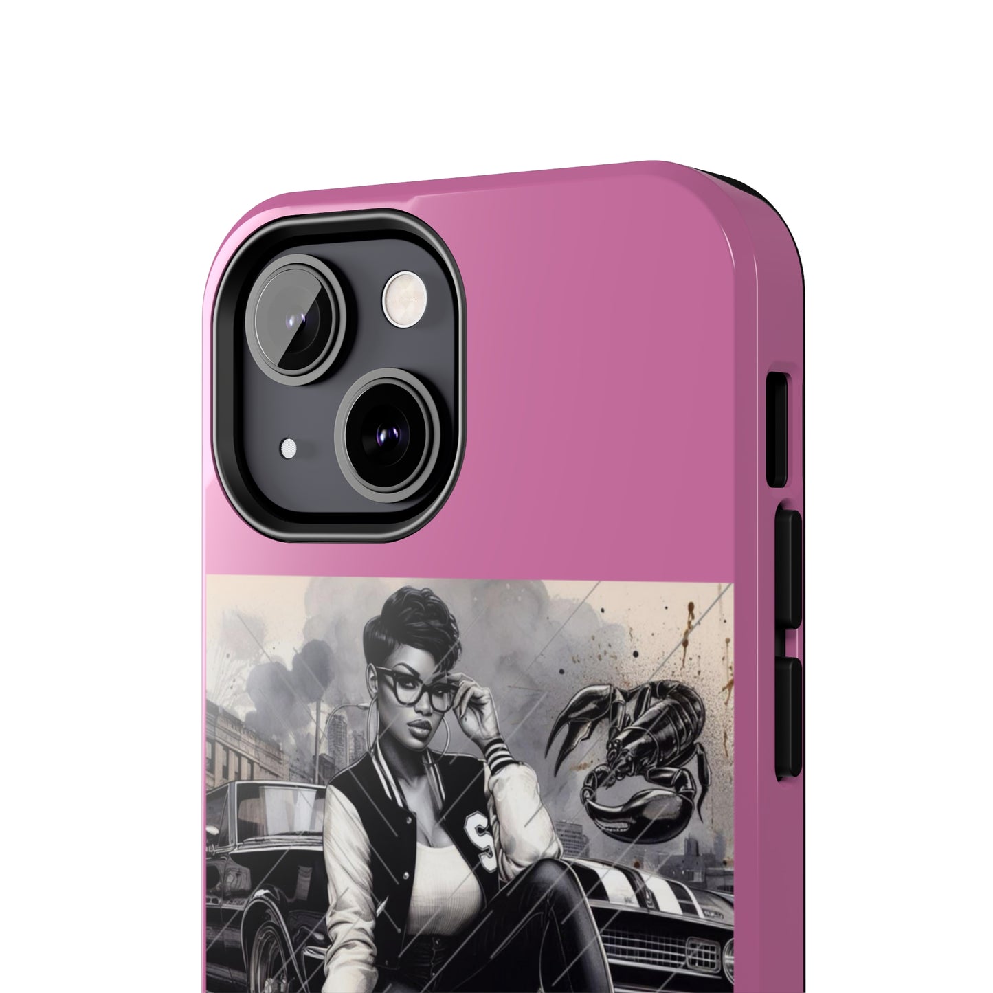 Scorpio Pink Tough Phone Cases - Phone Case