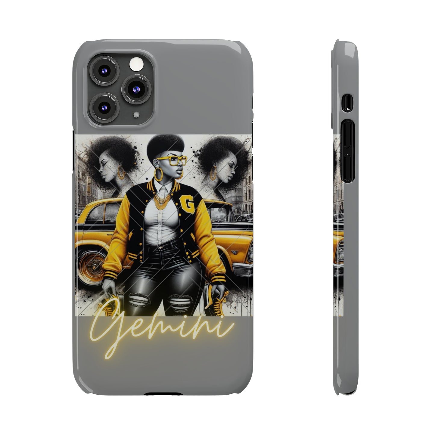 Gemini Grey Phone Cases - iPhone 11 Pro - Phone Case