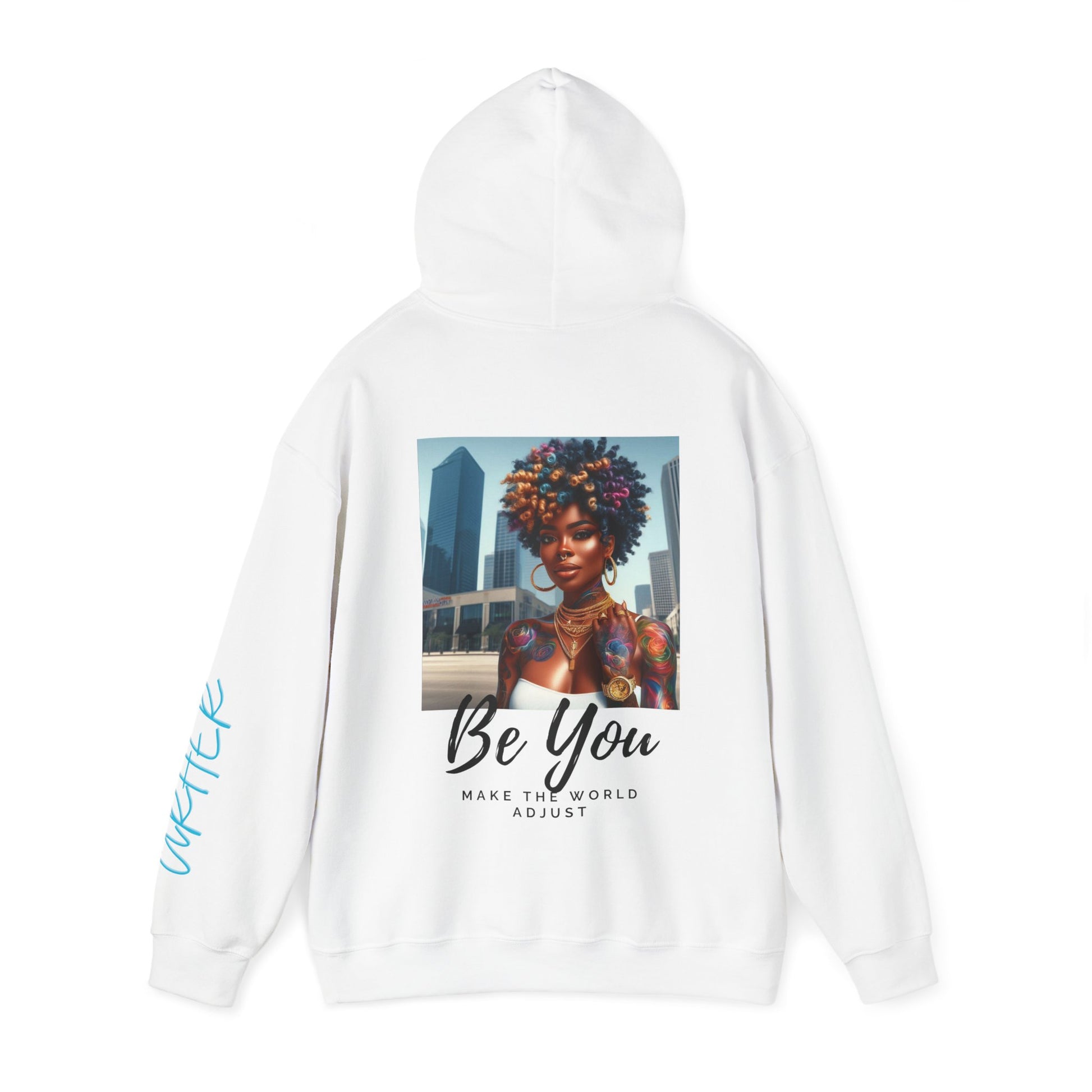 Be You Curly Unisex Heavy Blend Hoodie - Hoodie