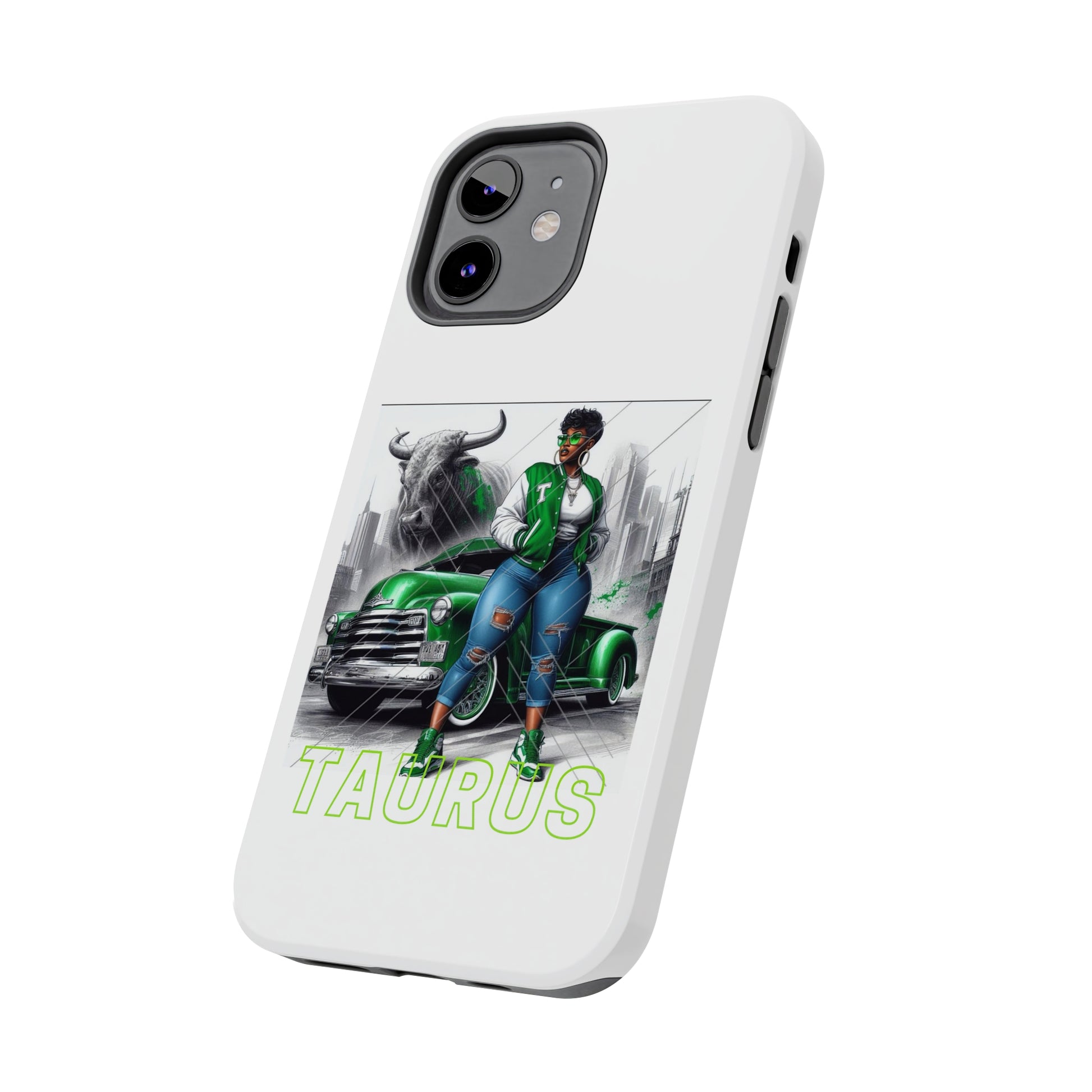 Taurus White Tough Phone Cases - Phone Case