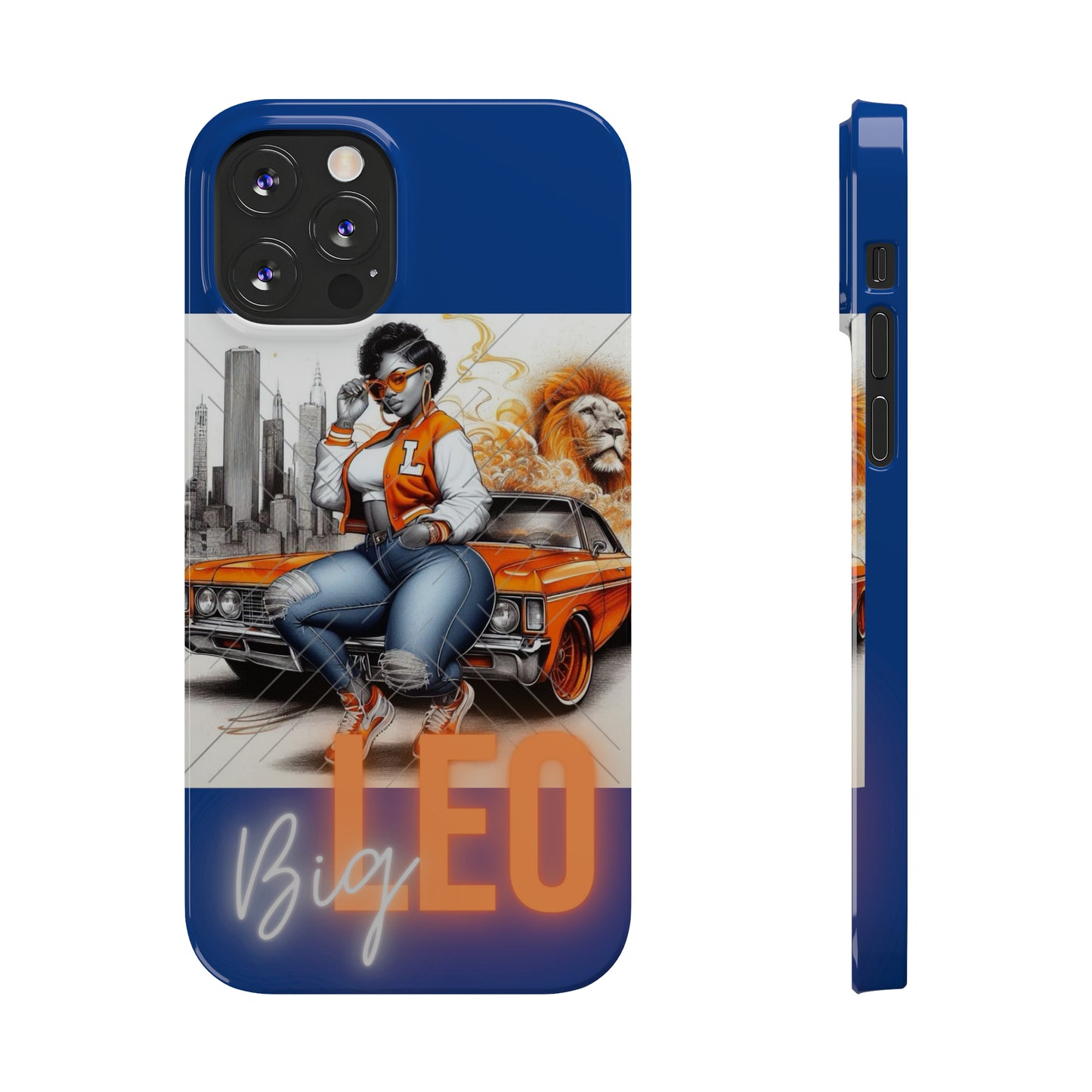 Leo Blue Phone Cases - iPhone 12/12 Pro - Phone Case