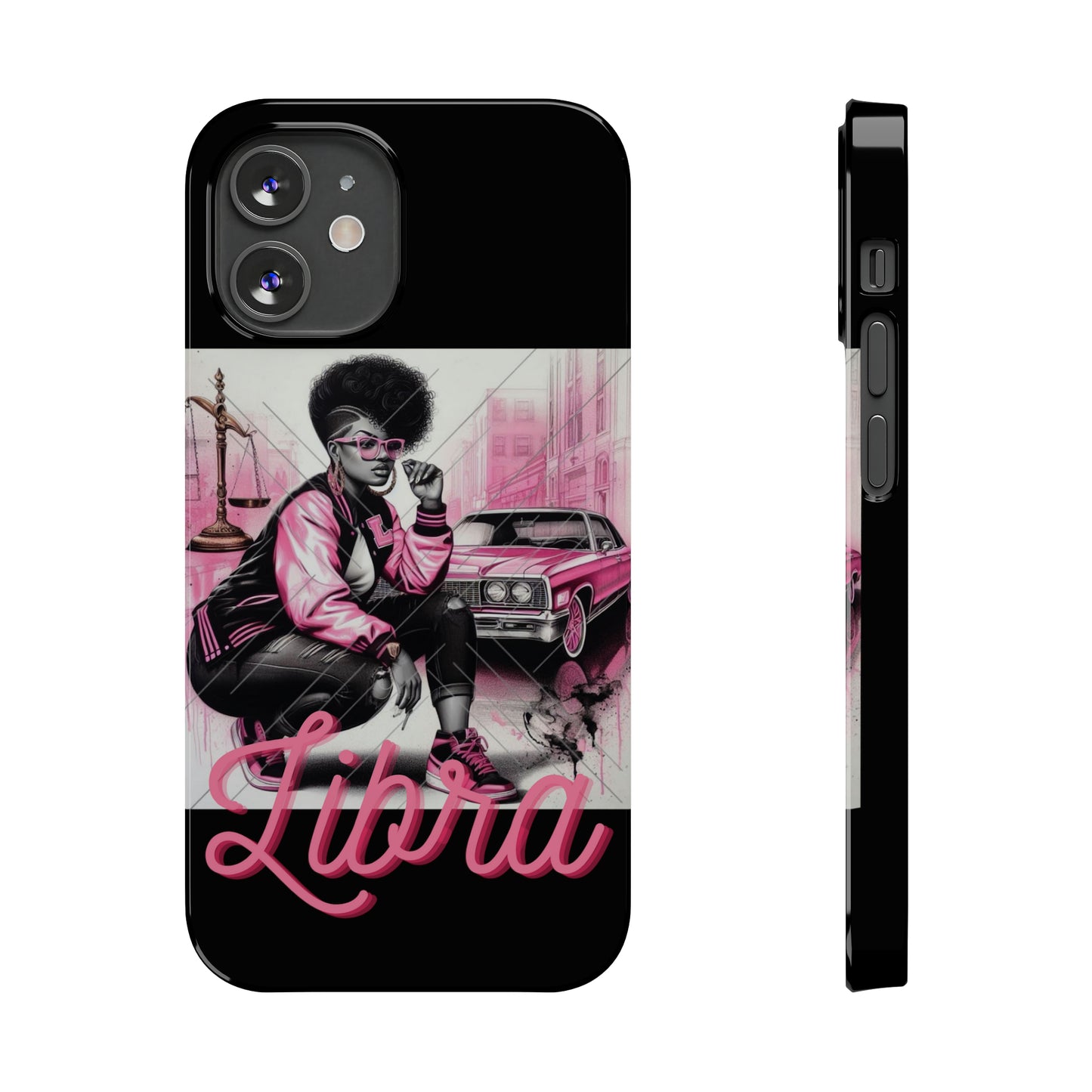 Libria Blk Phone Cases - iPhone 12 Mini - Phone Case