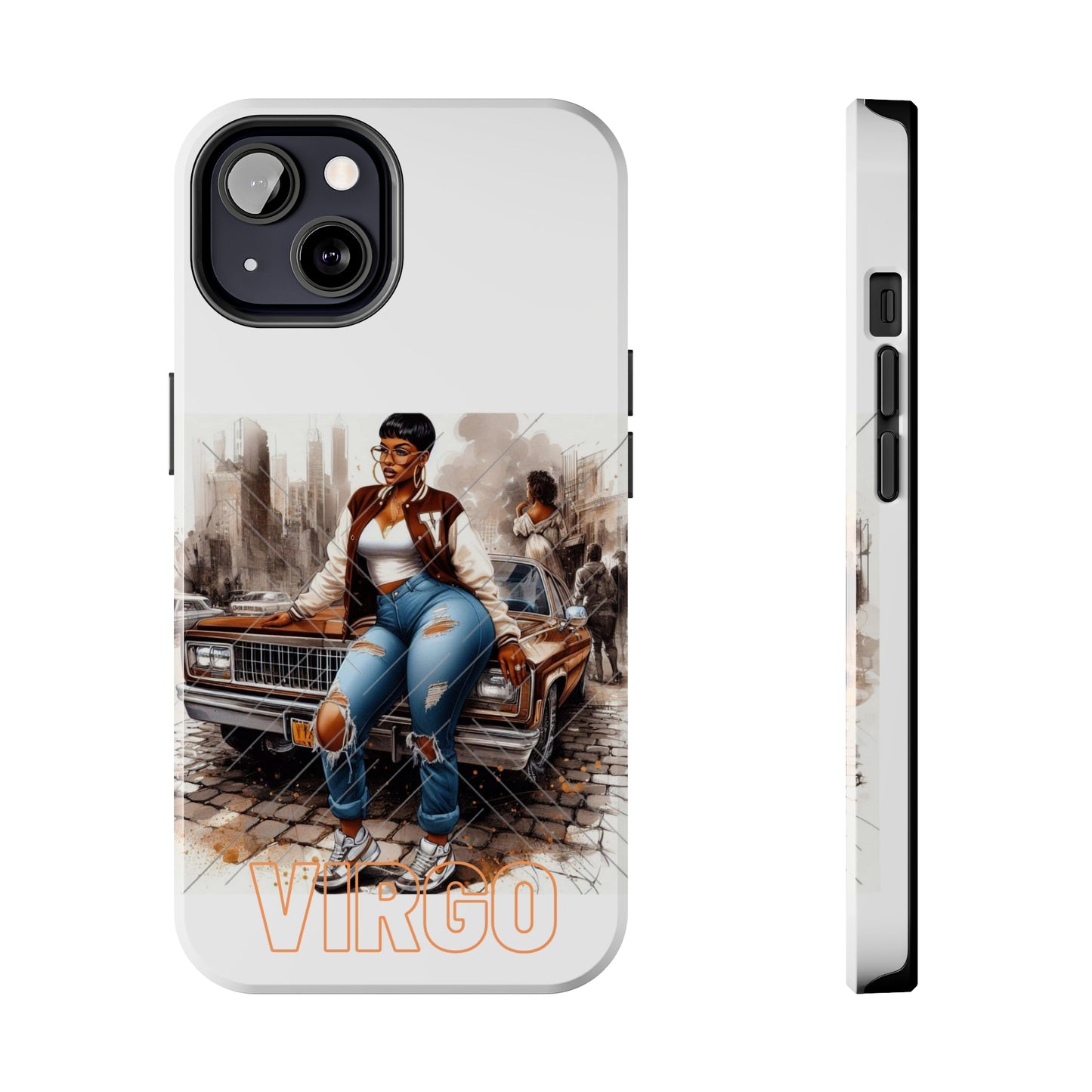 Virgo White Tough Phone Cases - iPhone 13 - Phone Case