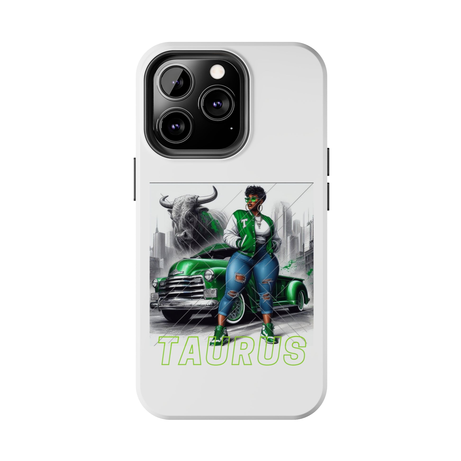 Taurus White Tough Phone Cases - Phone Case