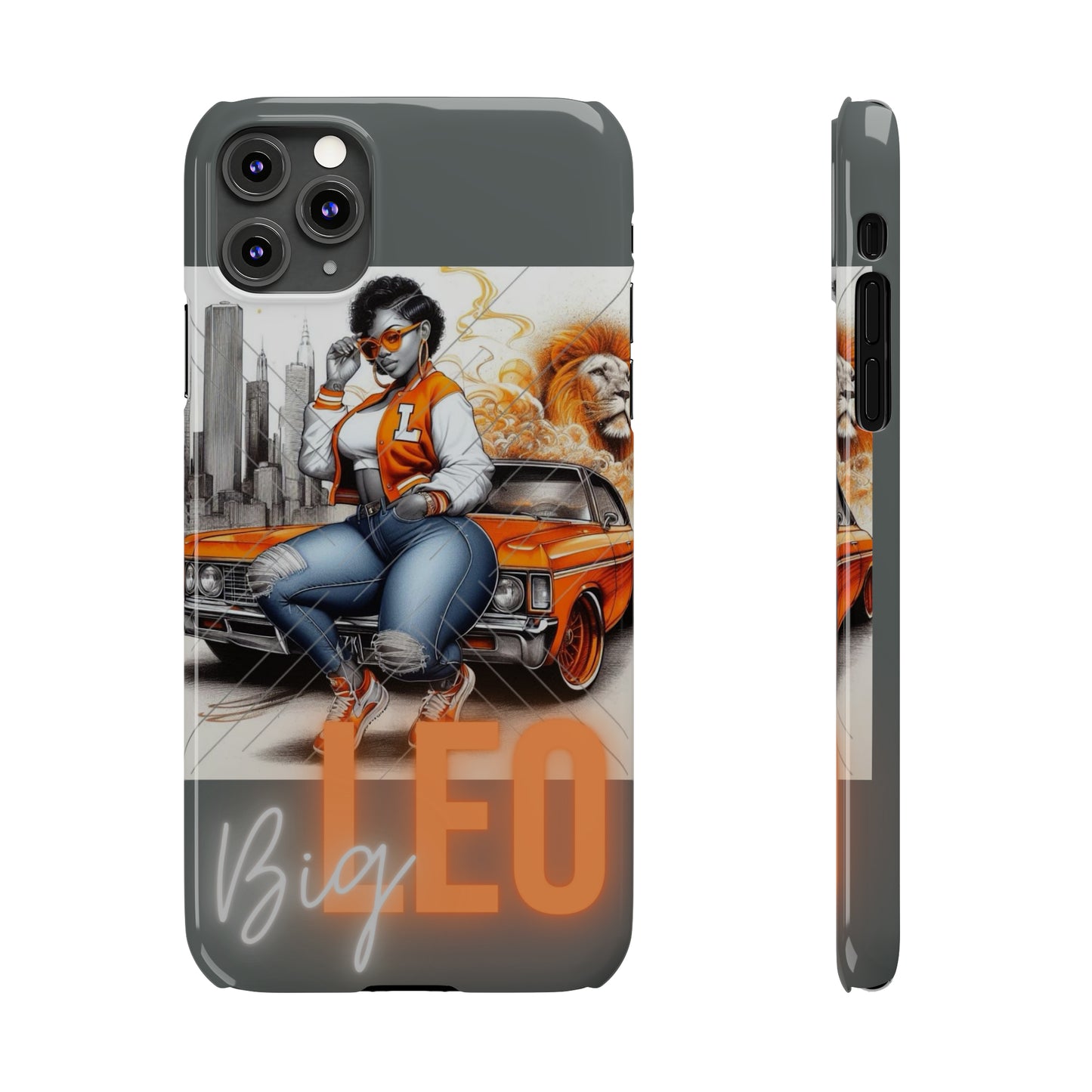 Leo Grey Phone Cases - iPhone 11 Pro Max - Phone Case