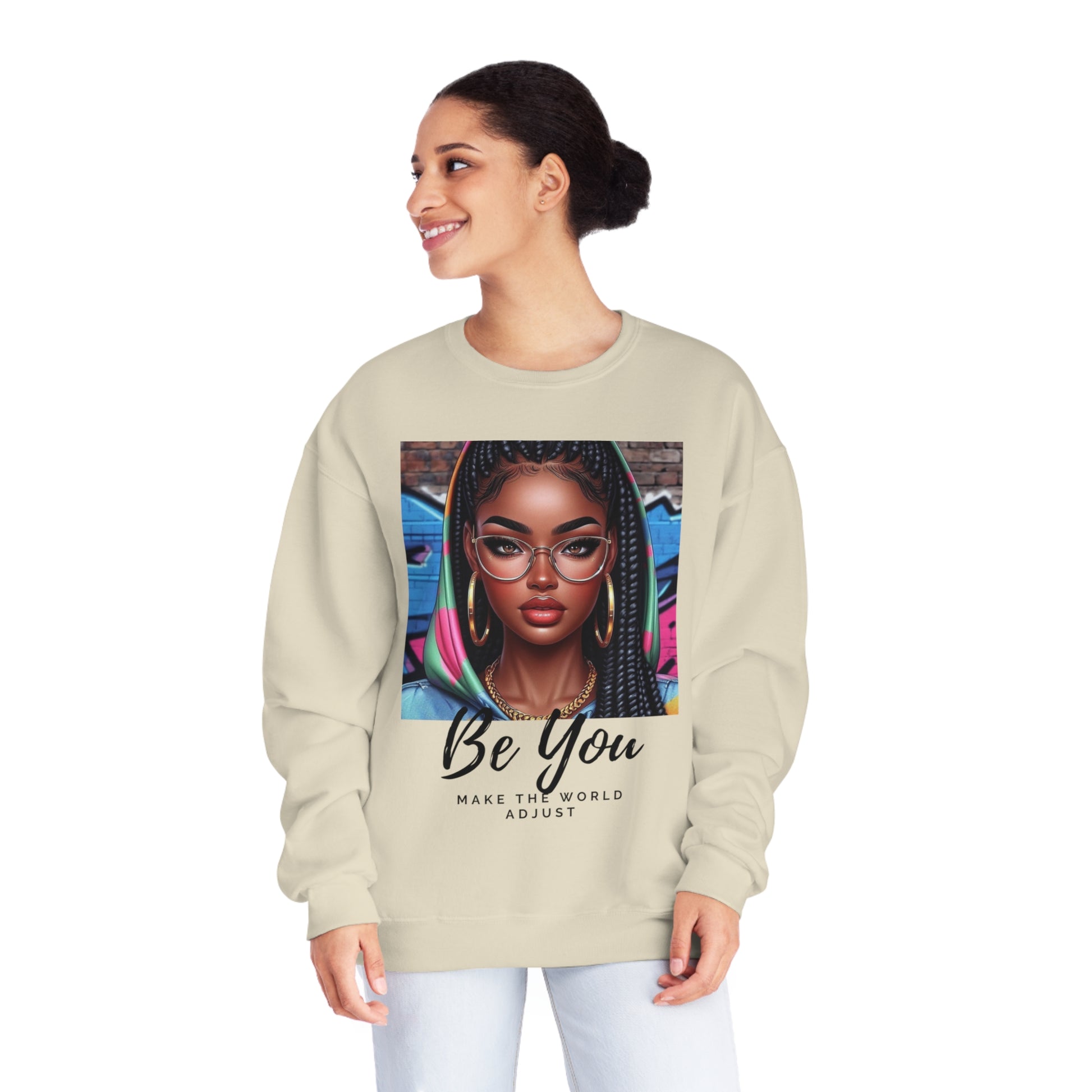 Be you Hoodie girl Unisex Crewneck Sweatshirt - Sweatshirt