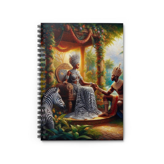 Zebra Queen Spiral Notebook - Ruled Line - One Size - Paper products