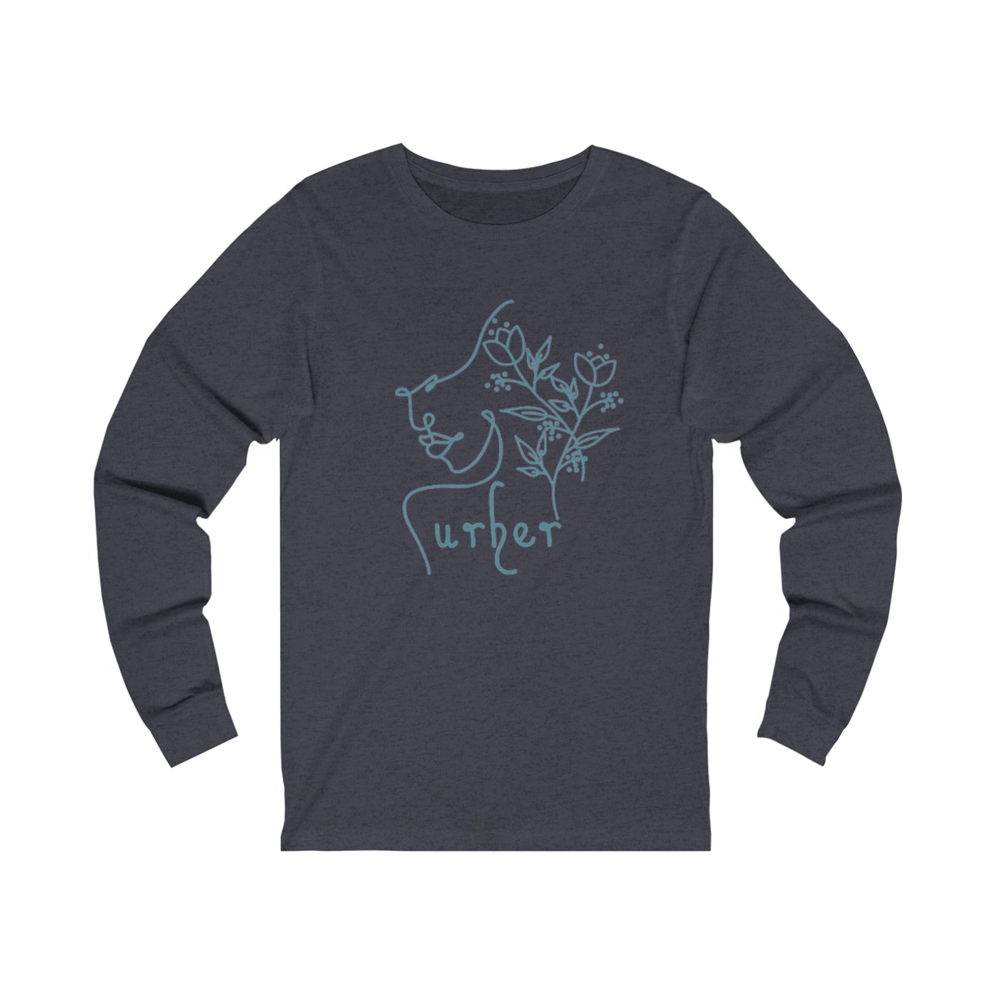 URHER Long Sleeve Shirt - S / Heather Navy - Long-sleeve