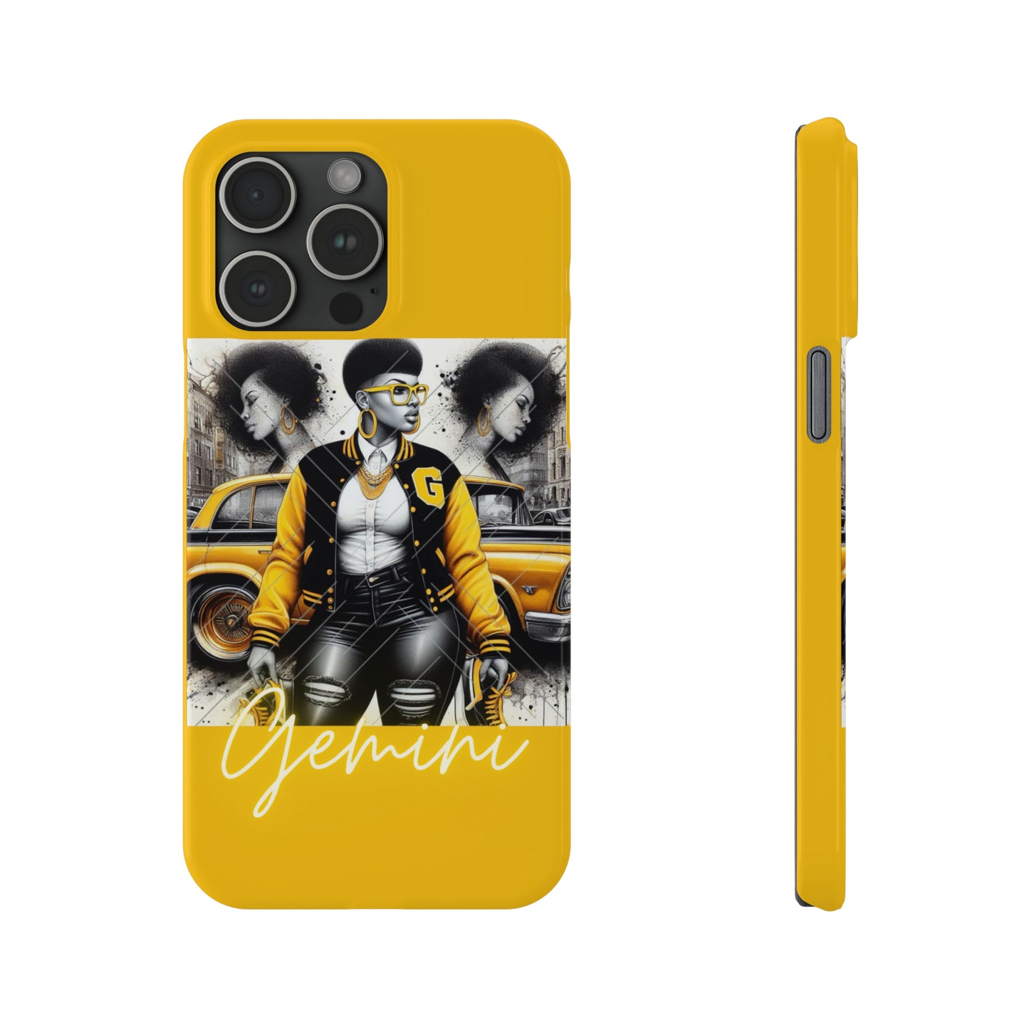 Gemini Gold Phone Cases - iPhone 15 Pro Max - Phone Case