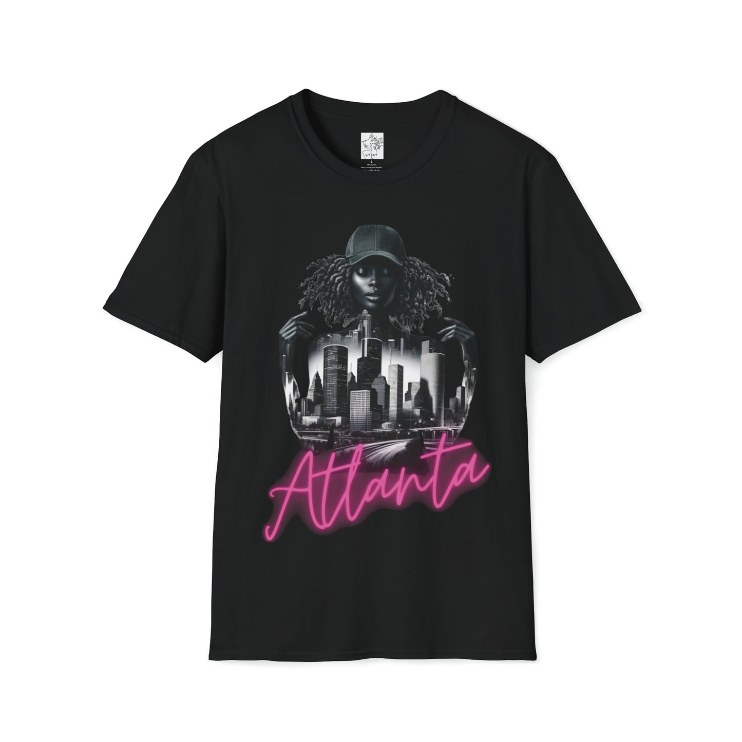 Atlanta Tee Pink - Black / S - T-Shirt