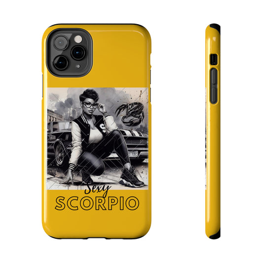 Scorpio Yellow Tough Phone Cases - Phone Case