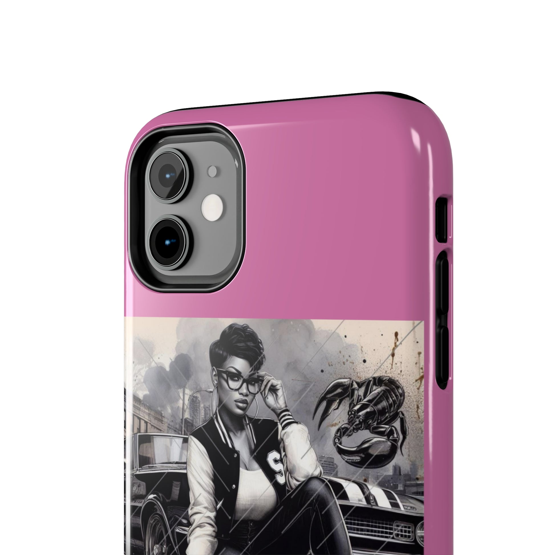 Scorpio Pink Tough Phone Cases - Phone Case