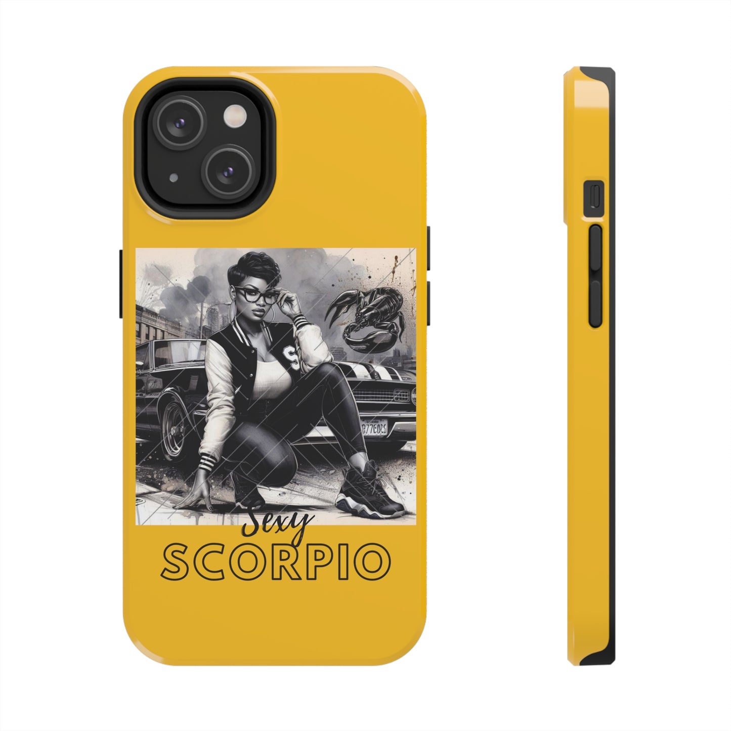 Scorpio Yellow Tough Phone Cases - Phone Case