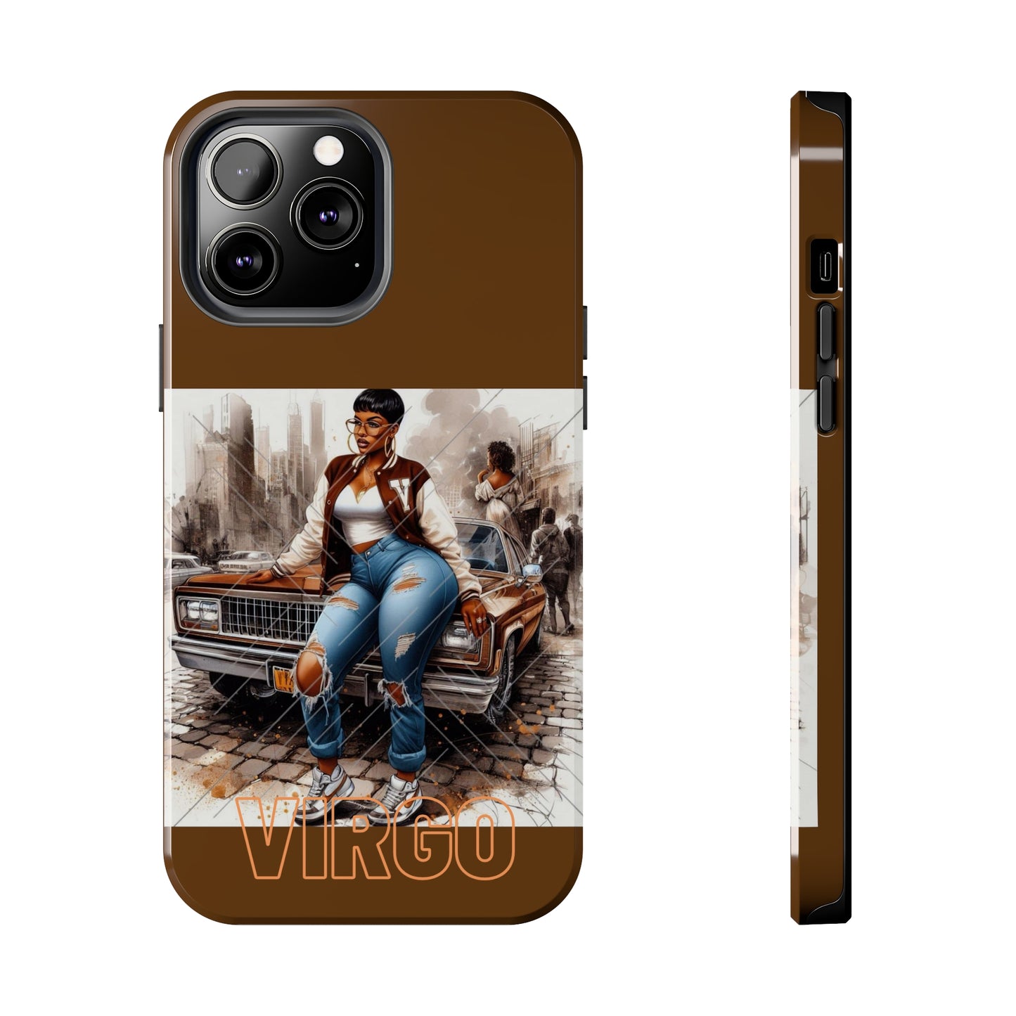 Virgo Brown Tough Phone Cases - iPhone 13 Pro Max - Phone Case