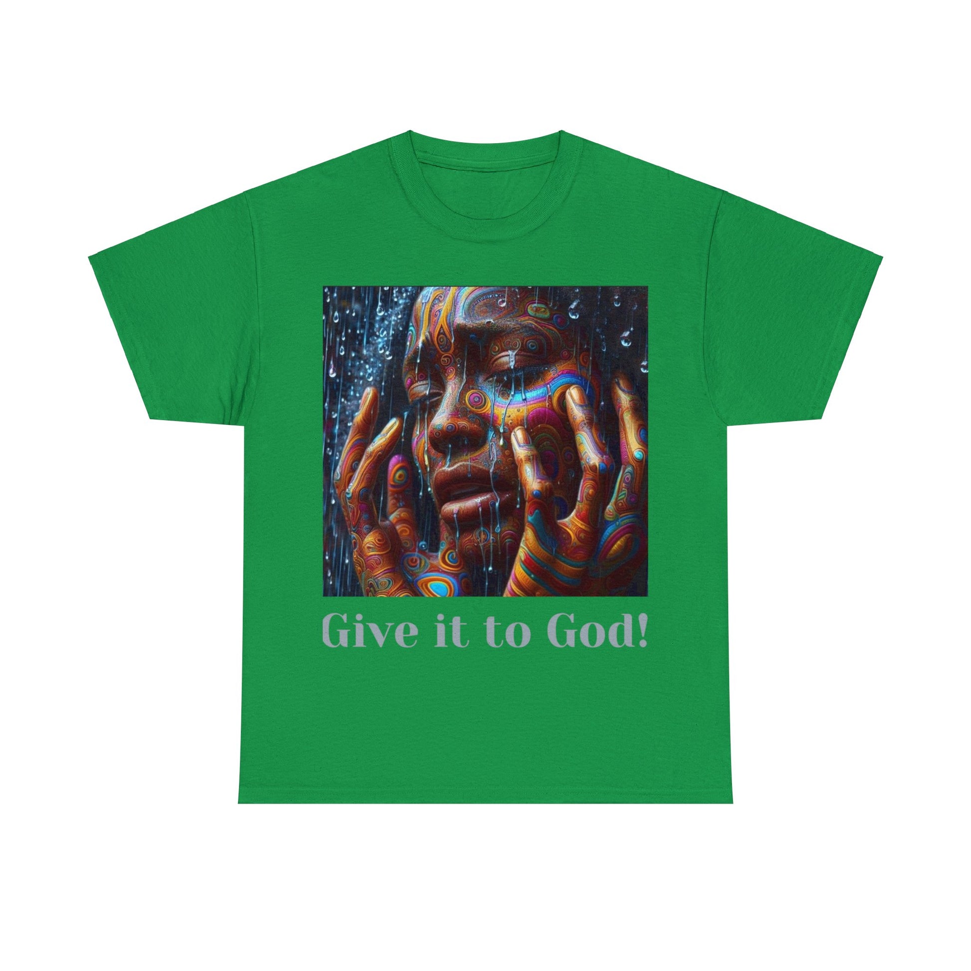 Give it God Unisex Heavy Cotton Tee - Irish Green / S - T-Shirt