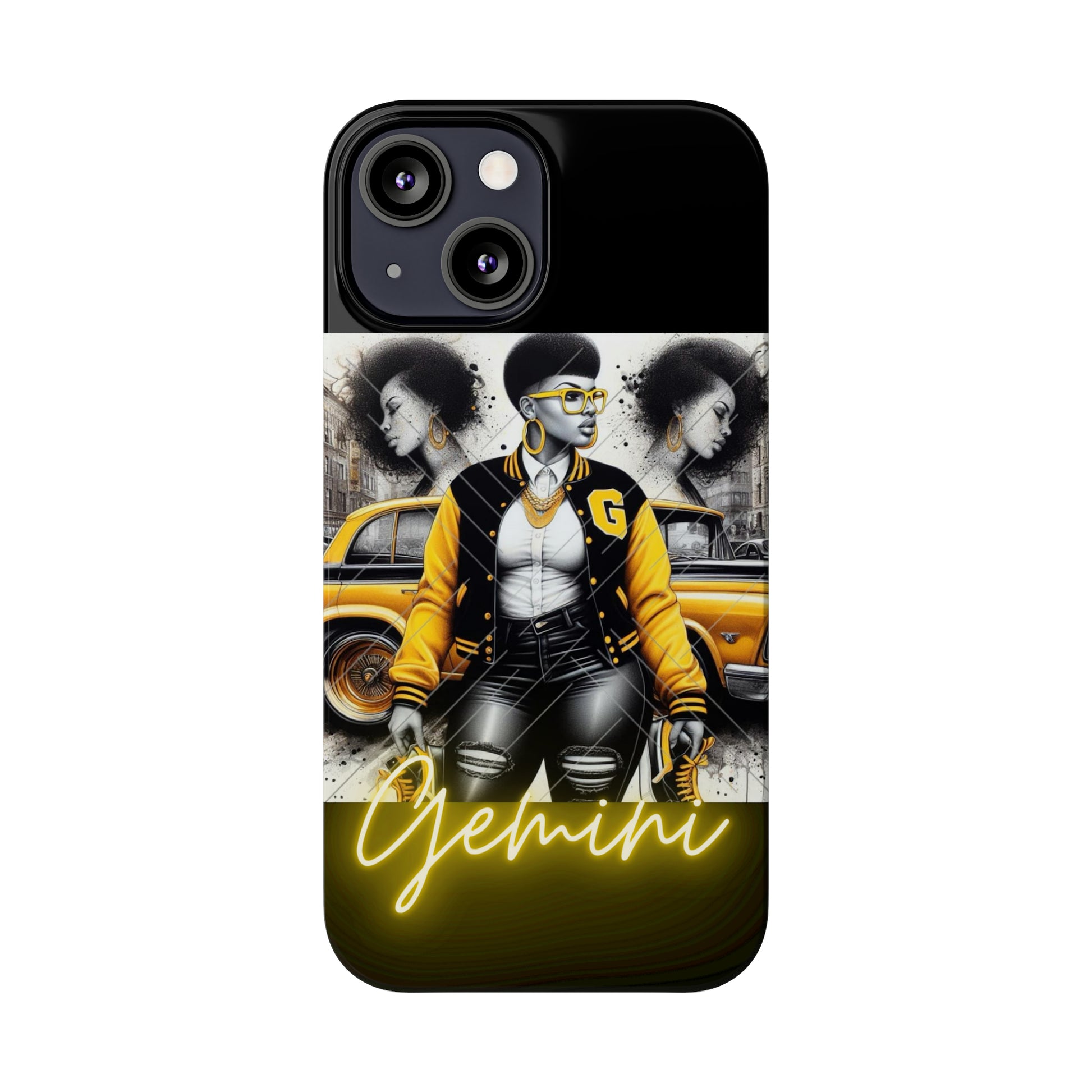 Gemini blk Phone Cases - Phone Case