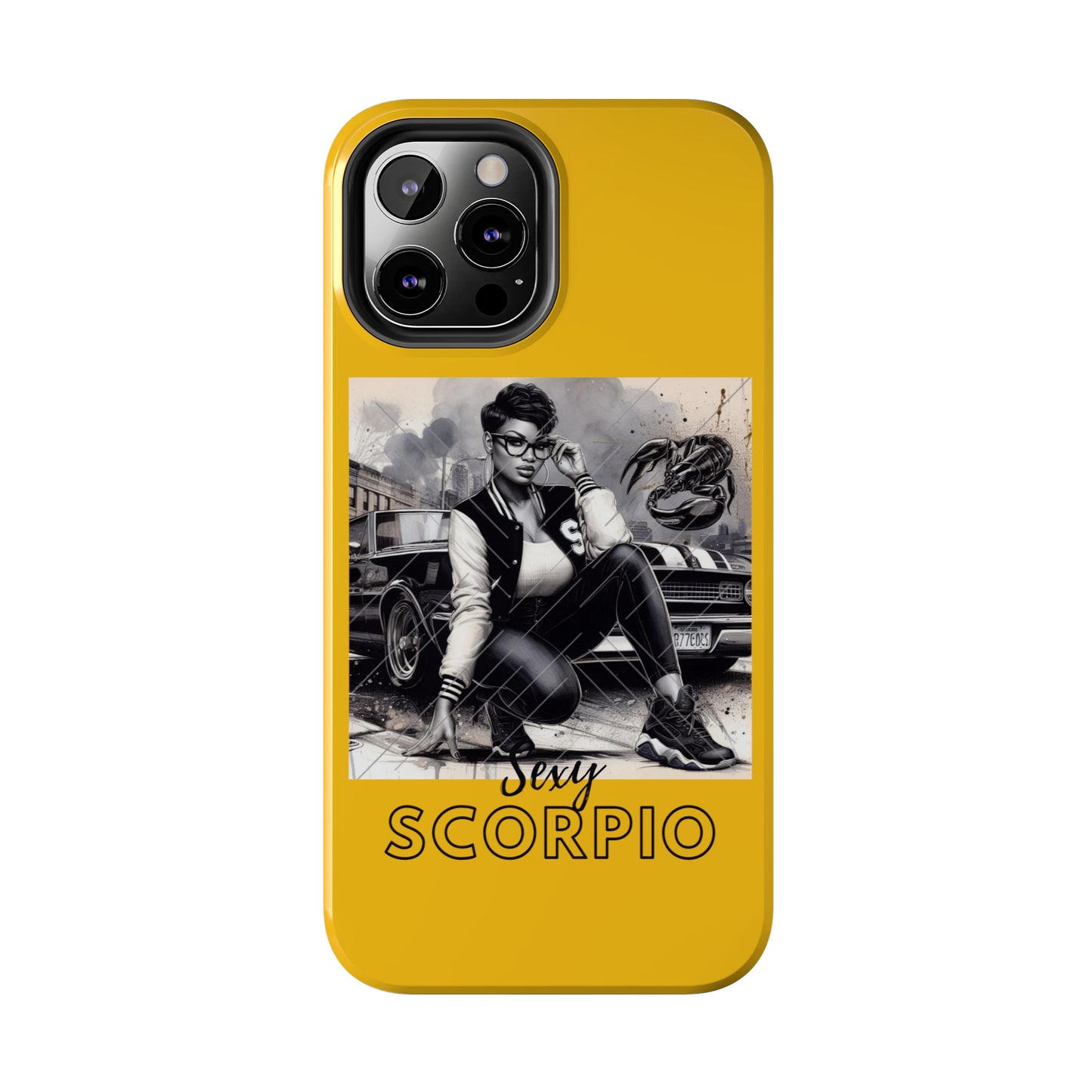 Scorpio Yellow Tough Phone Cases - Phone Case