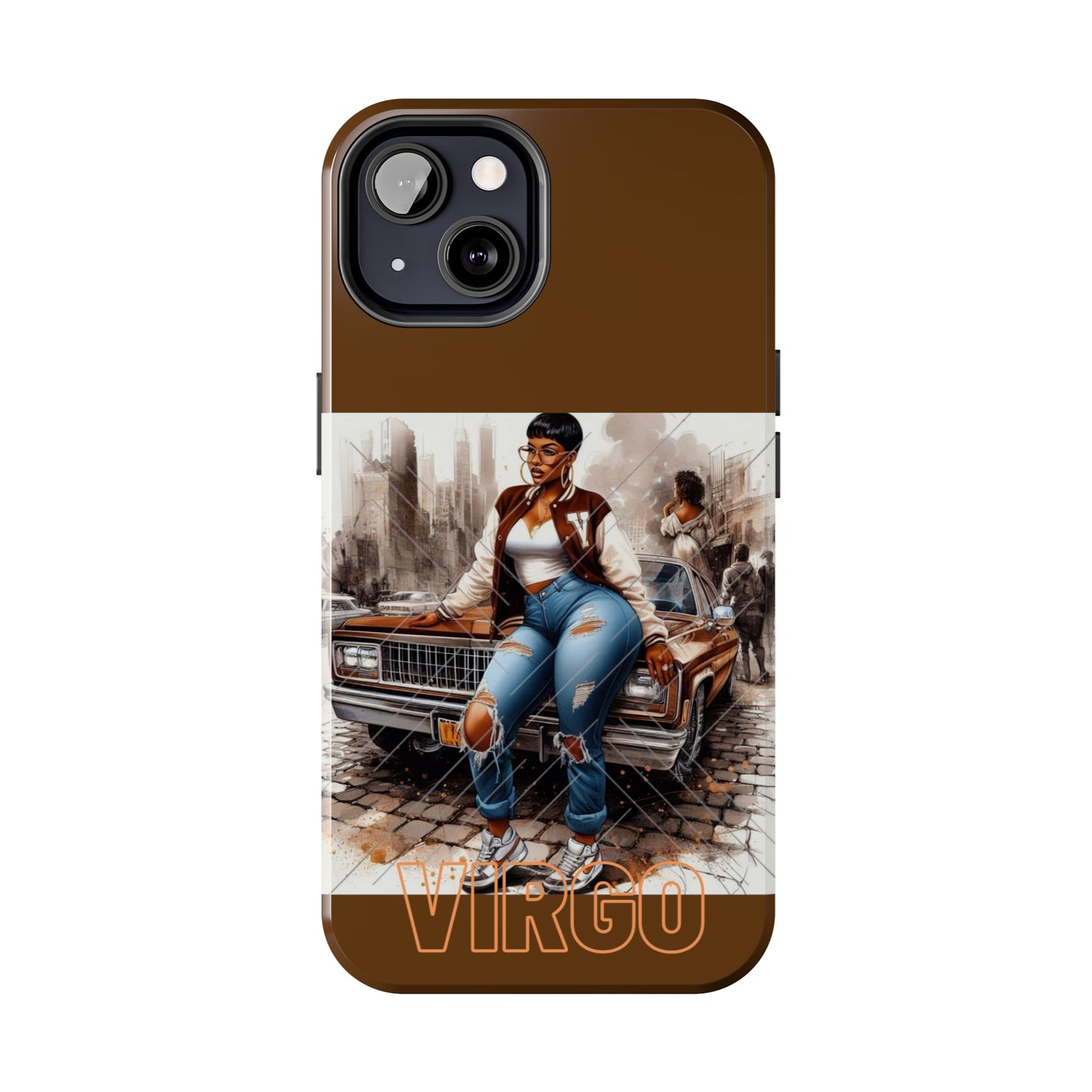 Virgo Brown Tough Phone Cases - Phone Case