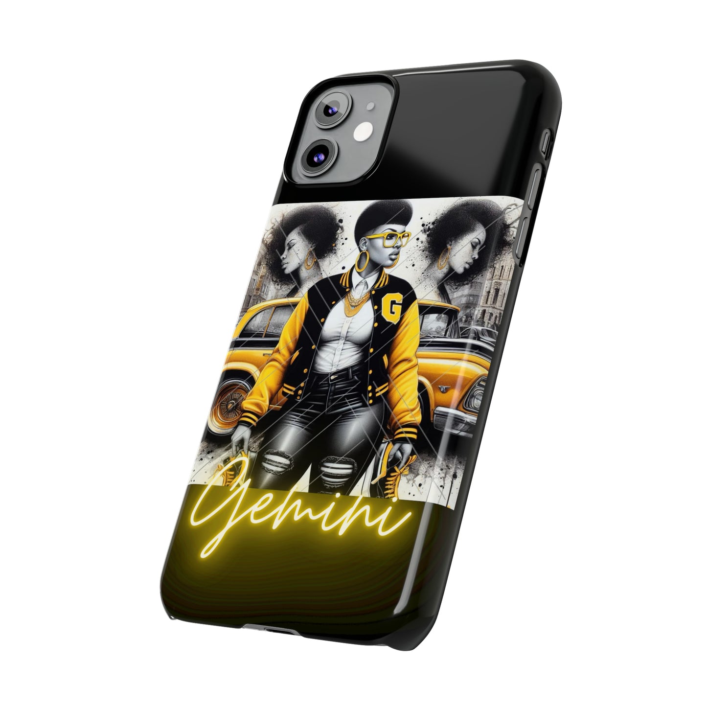 Gemini blk Phone Cases - Phone Case