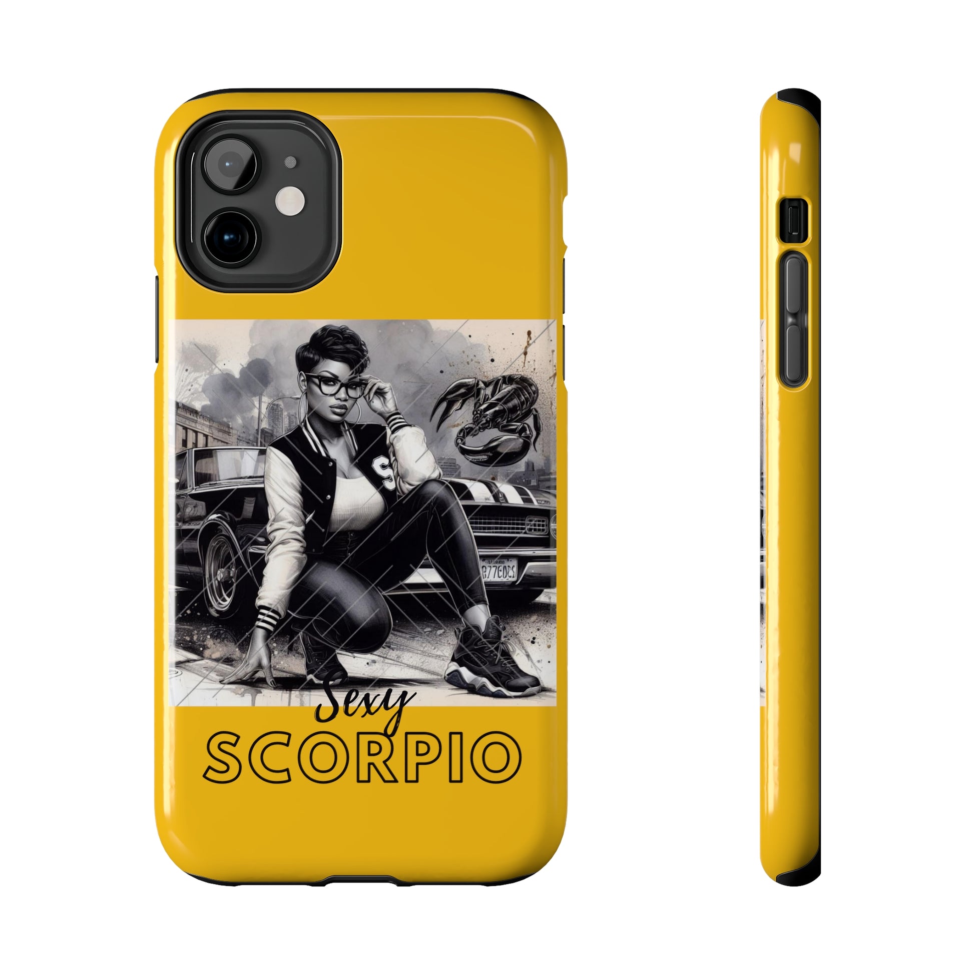 Scorpio Yellow Tough Phone Cases - Phone Case