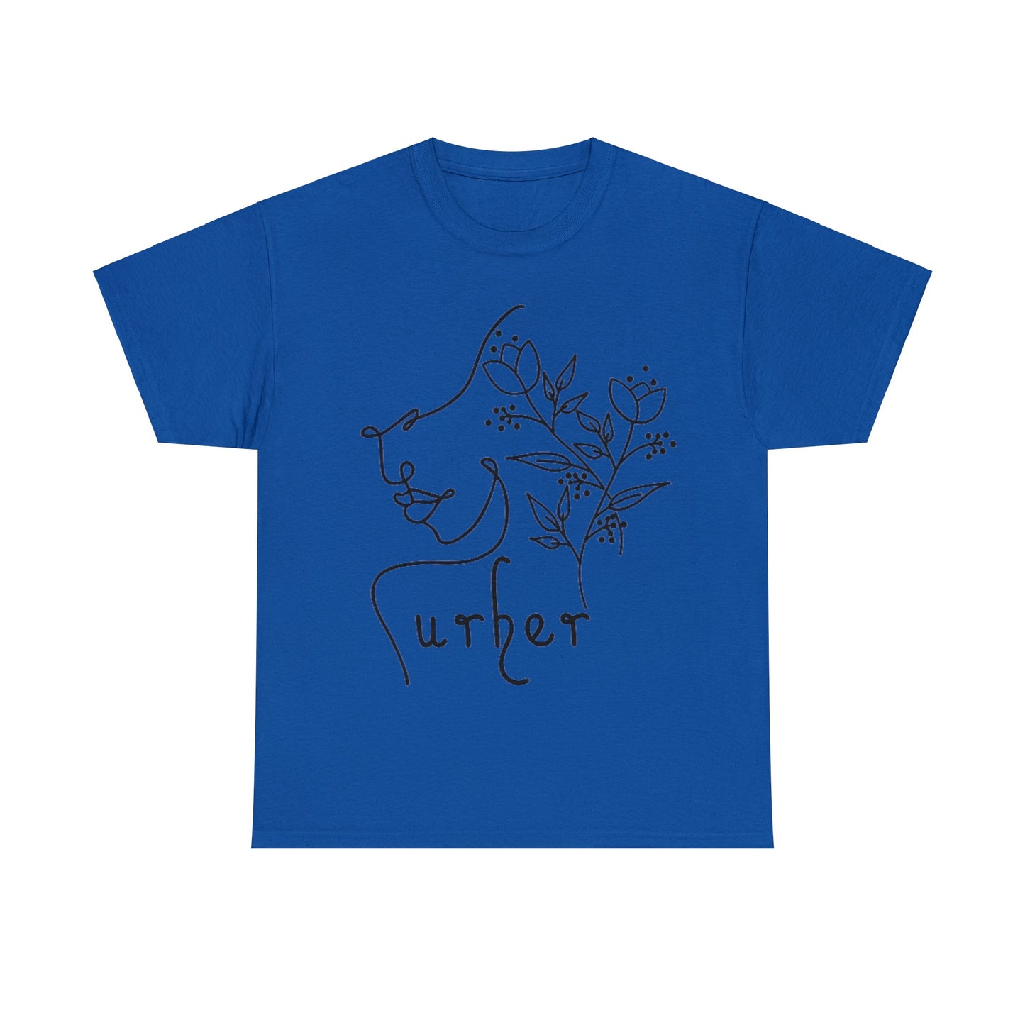 URHER Unisex Heavy Cotton Tee - Royal / S - T-Shirt