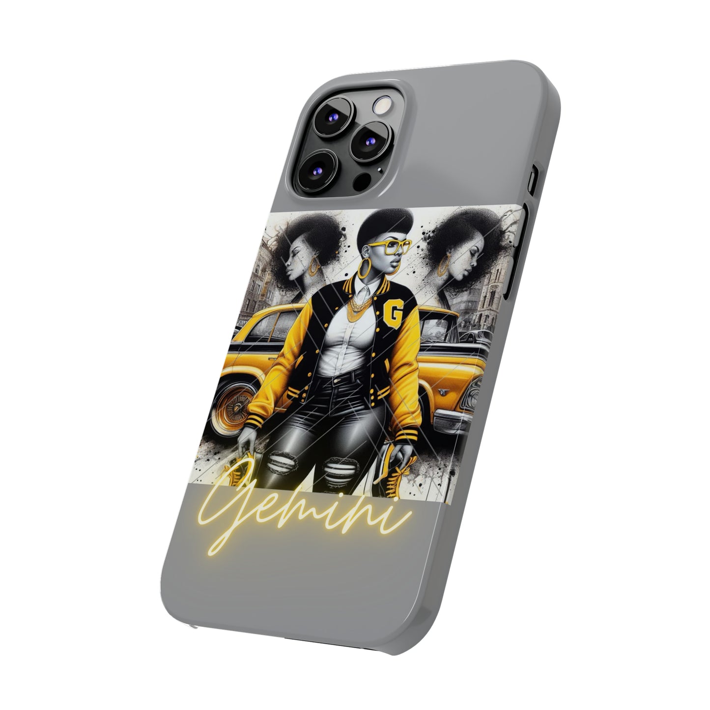 Gemini Grey Phone Cases - Phone Case