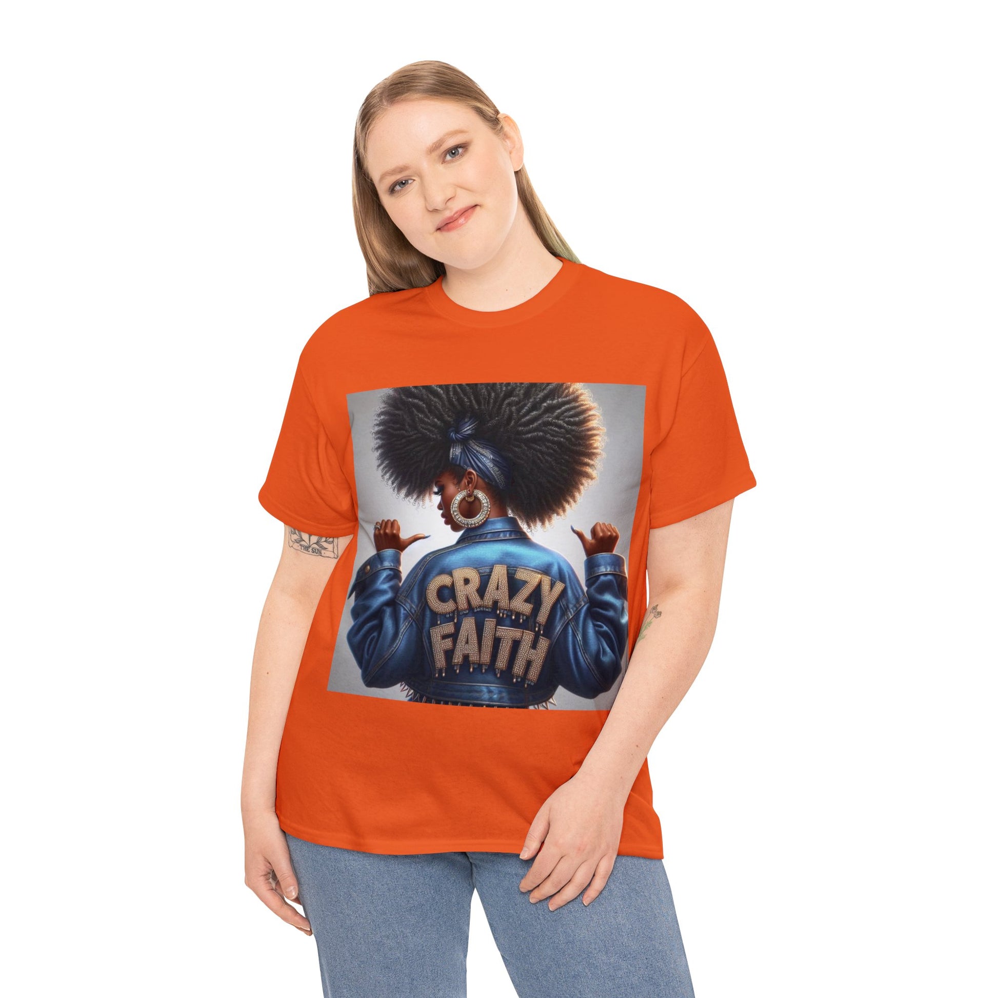 Crazy Faith Unisex Heavy Cotton Tee - T-Shirt