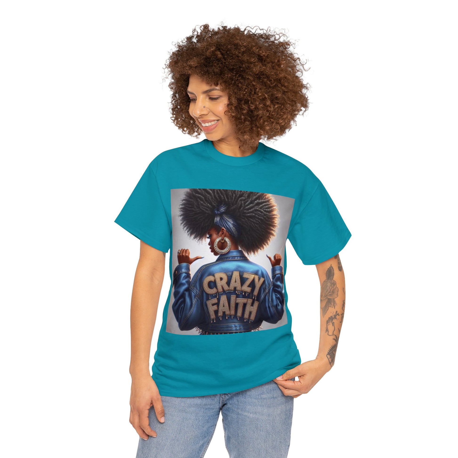 Crazy Faith Unisex Heavy Cotton Tee - T-Shirt