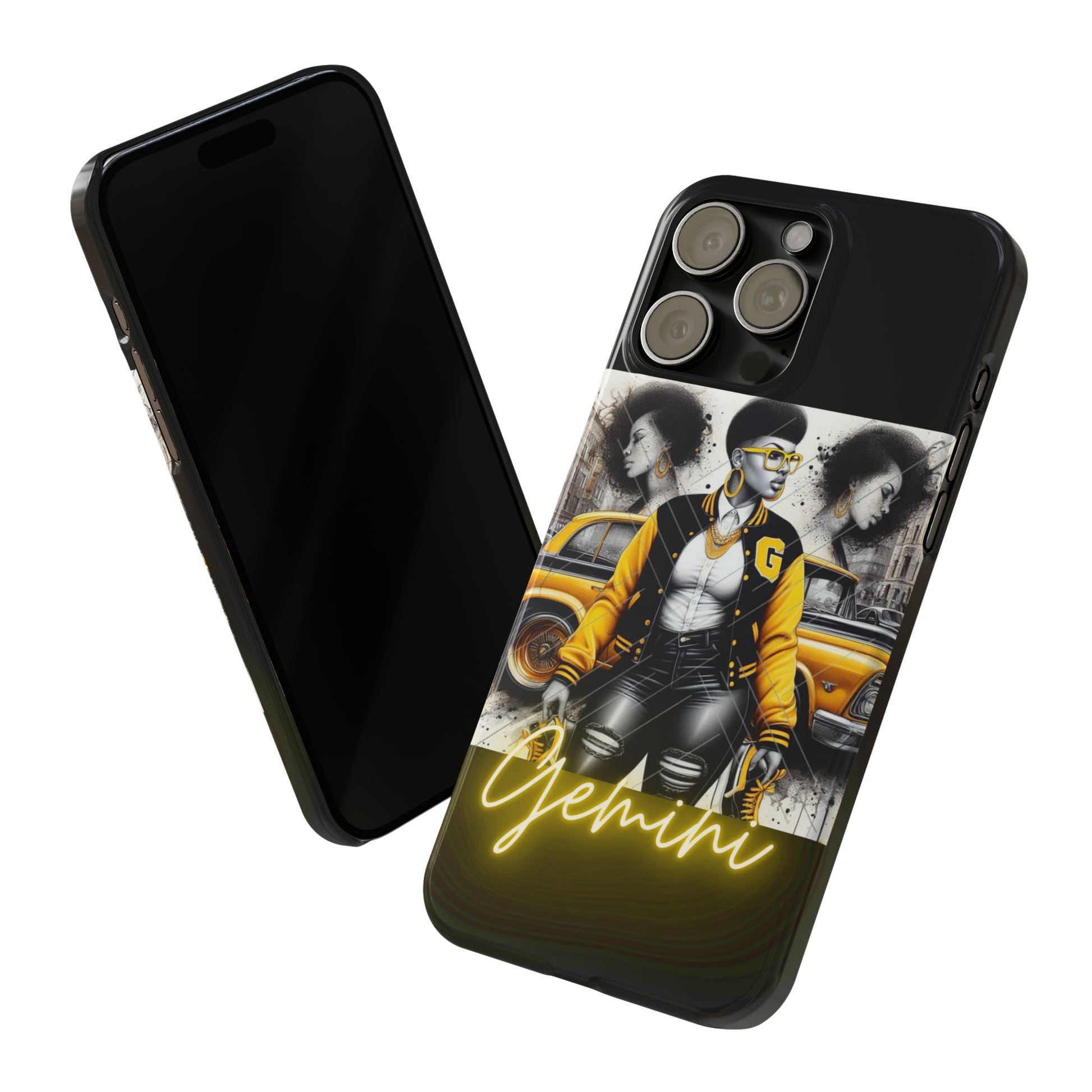 Gemini blk Phone Cases - Phone Case