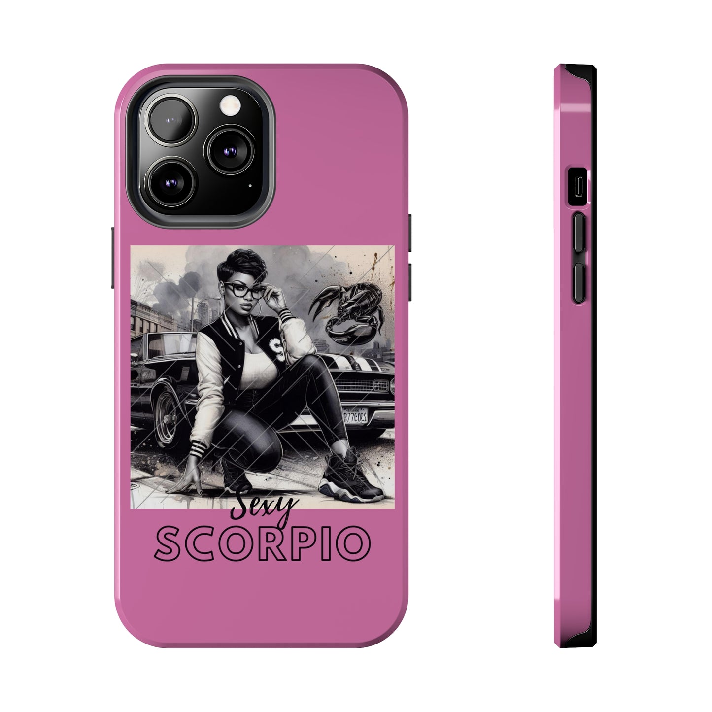 Scorpio Pink Tough Phone Cases - Phone Case