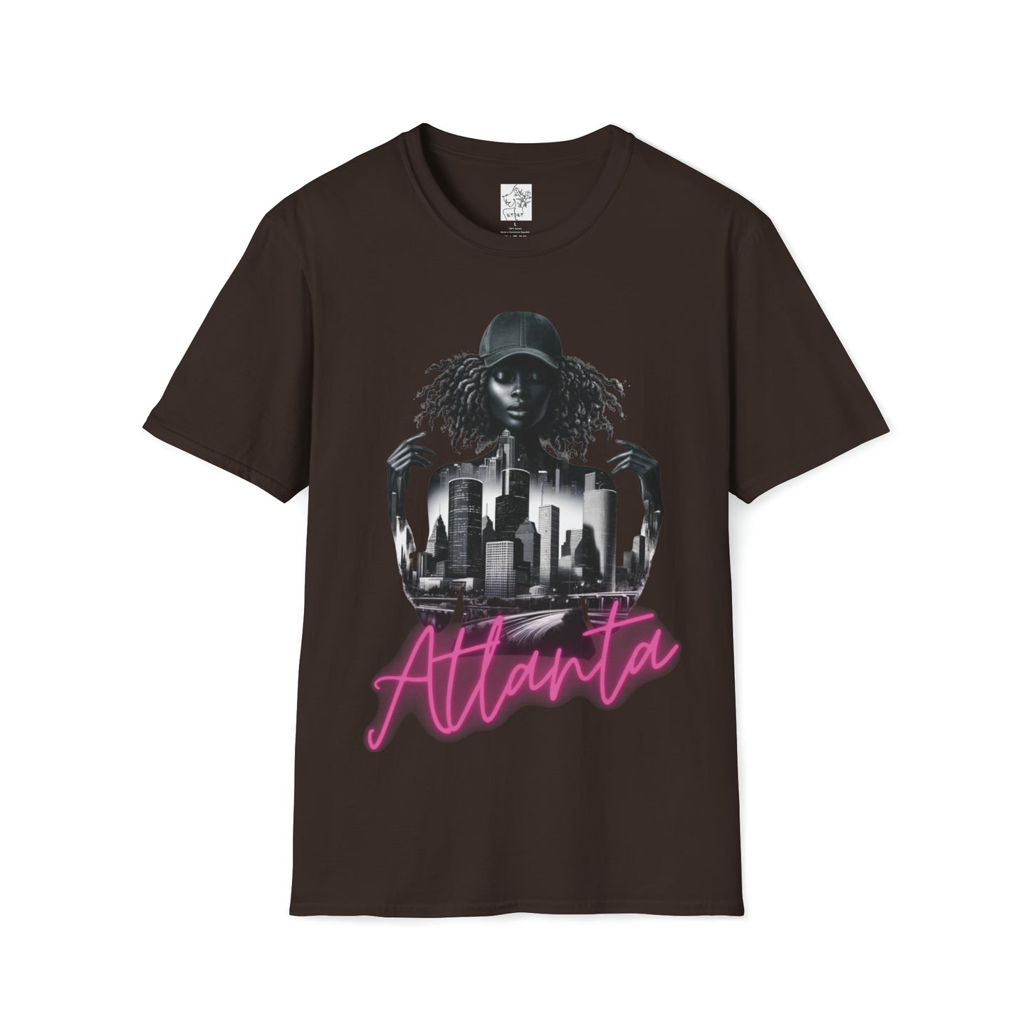 Atlanta Tee Pink - Dark Chocolate / S - T-Shirt