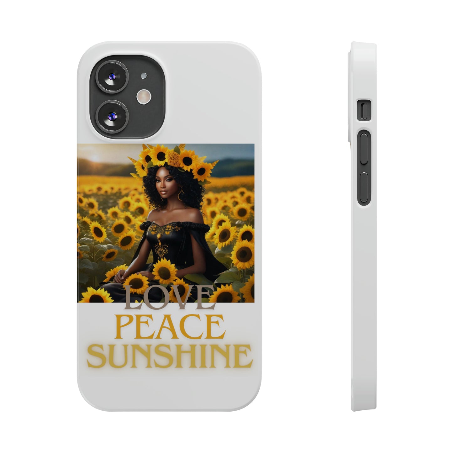 Sunshine Slim white Phone Cases - iPhone 12 Mini - Phone Case