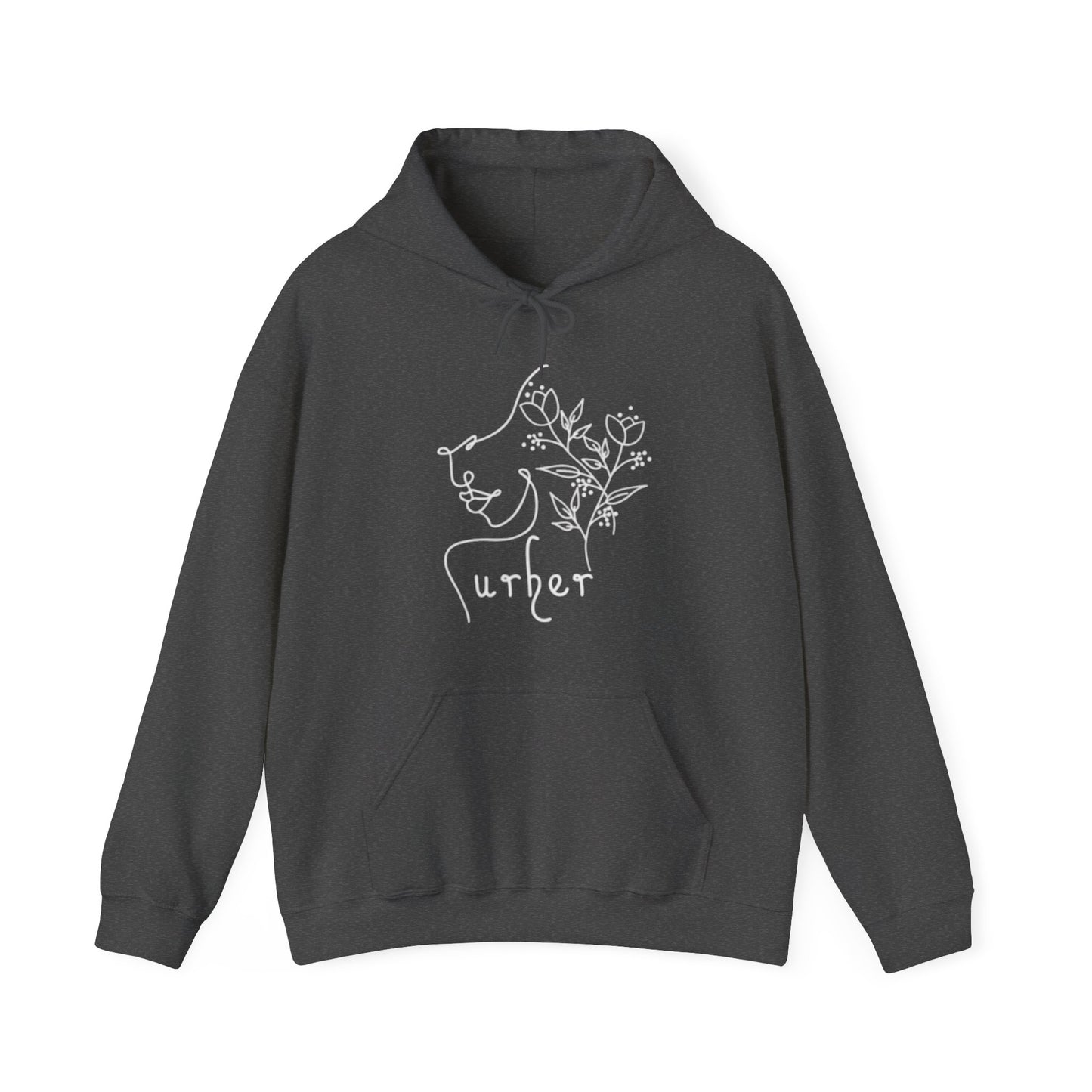 Copy of URHER Teal Hoodie - Dark Heather / S - Hoodie