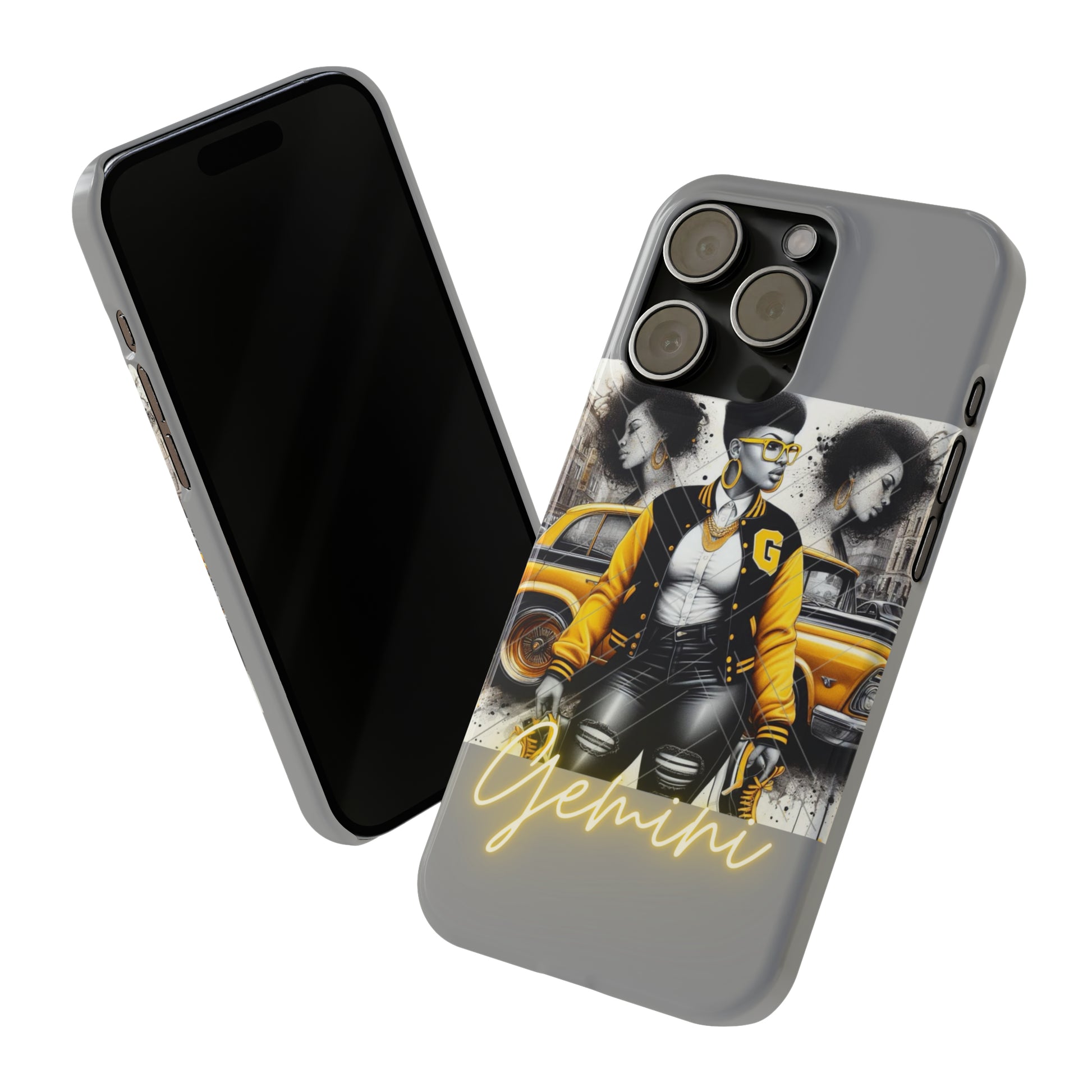 Gemini Grey Phone Cases - Phone Case