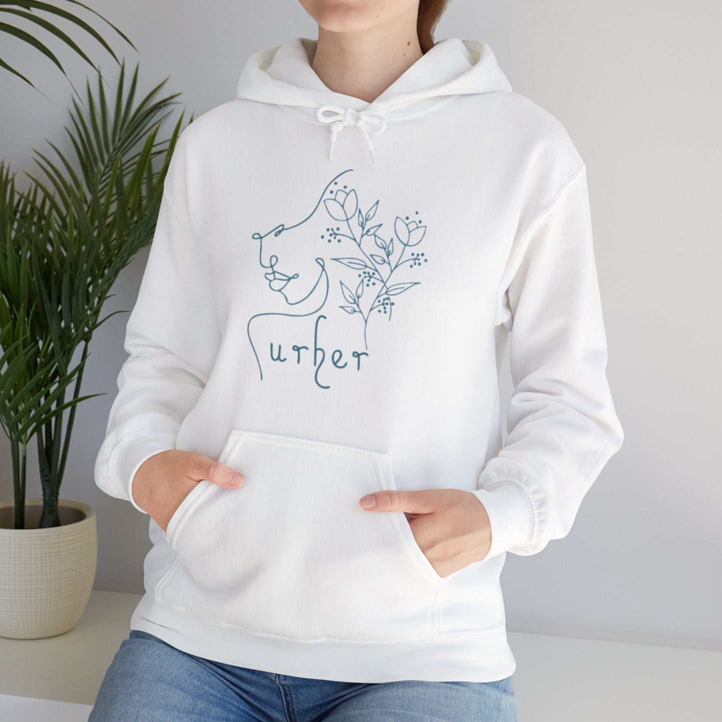 URHER Teal Hoodie - Hoodie