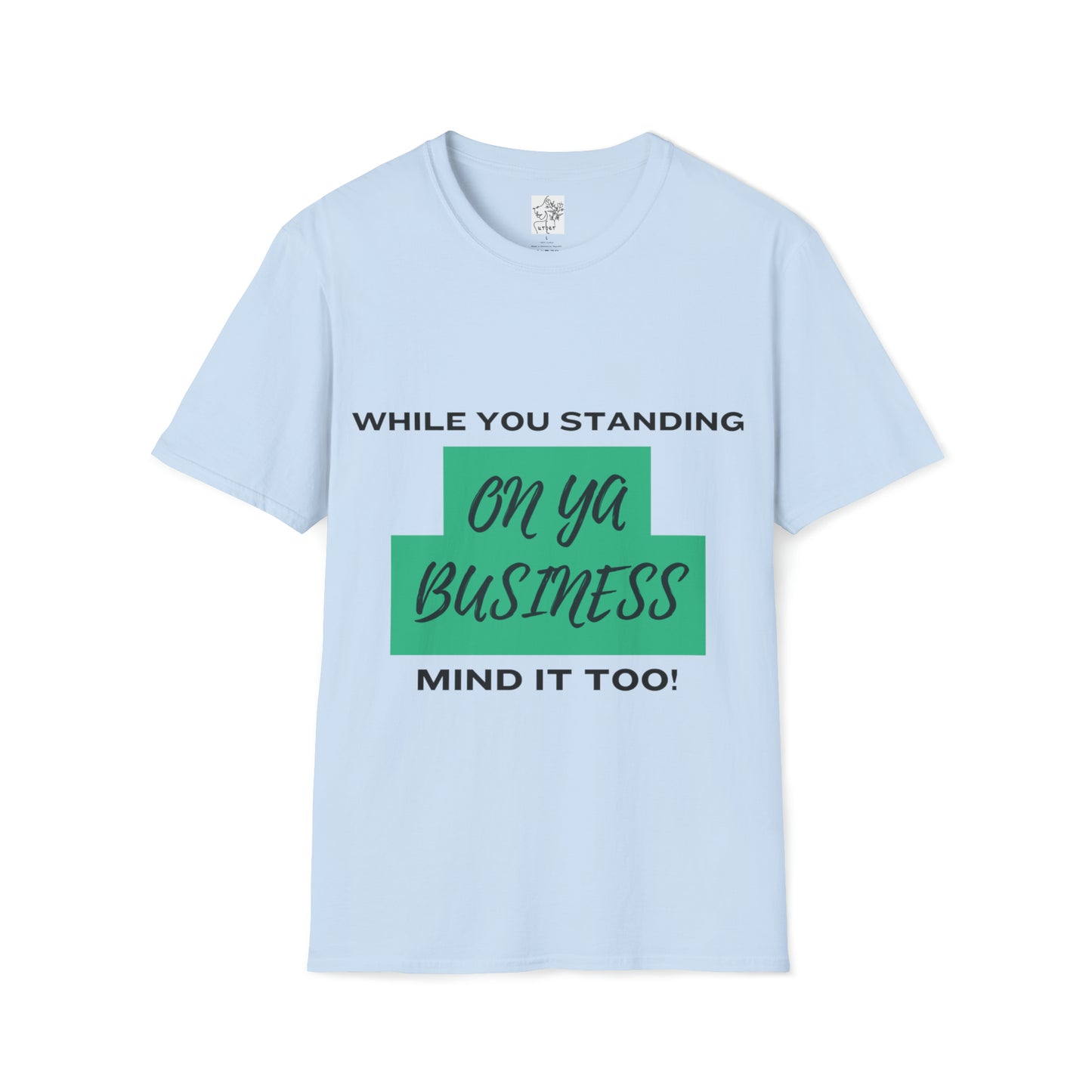 Mind a business Tee green - Light Blue / S - T-Shirt