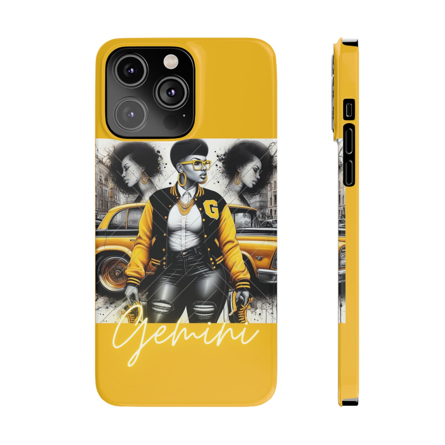 Gemini Gold Phone Cases - iPhone 14 Pro Max - Phone Case